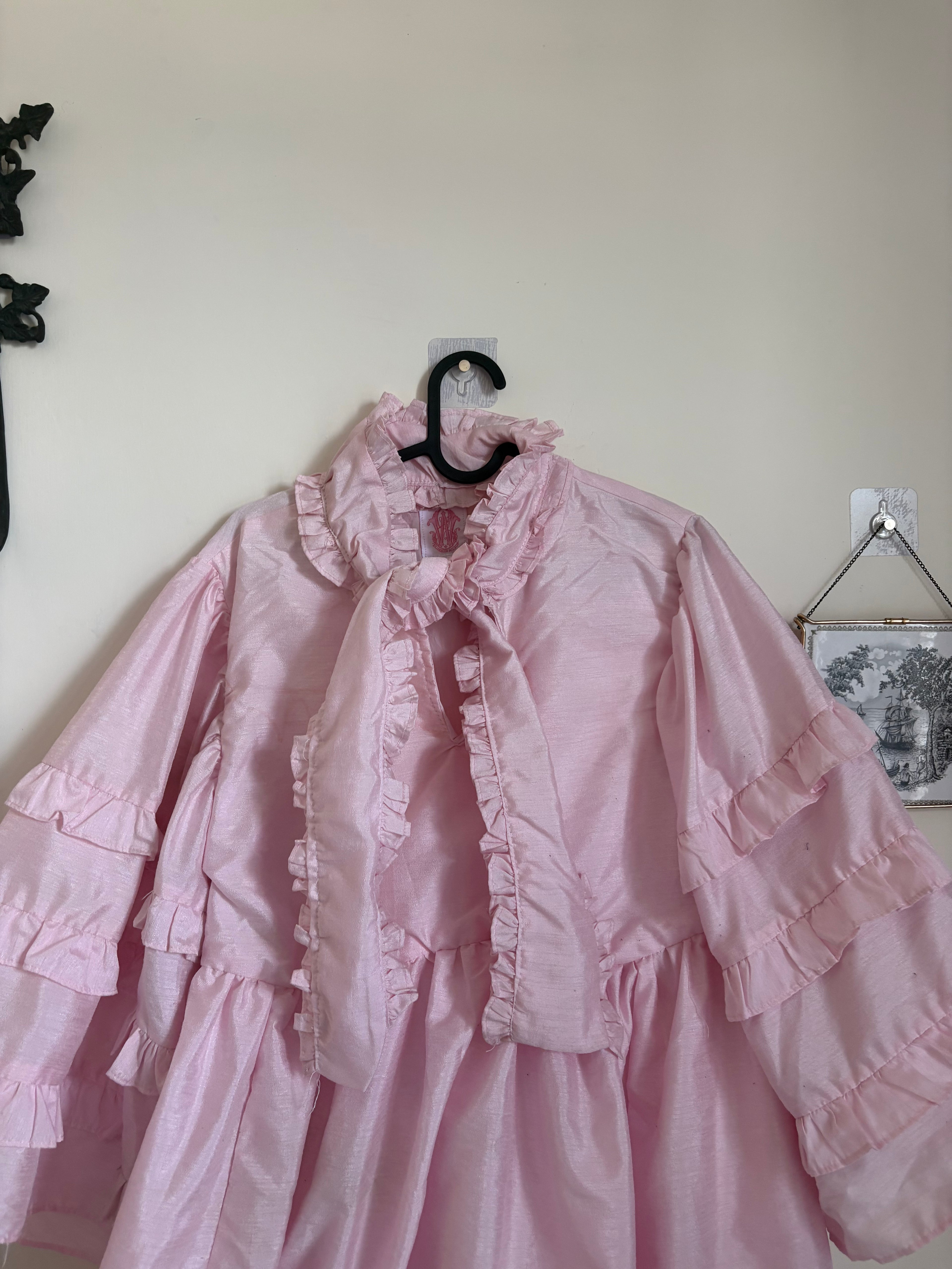 ELIZABETH WILSON JOSEPHINE DRESS IN LIGHT PINK M/L