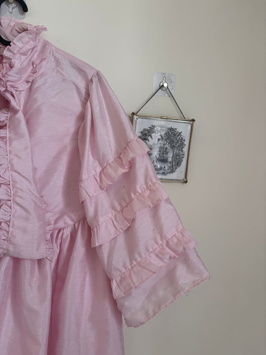 ELIZABETH WILSON JOSEPHINE DRESS IN LIGHT PINK M/L