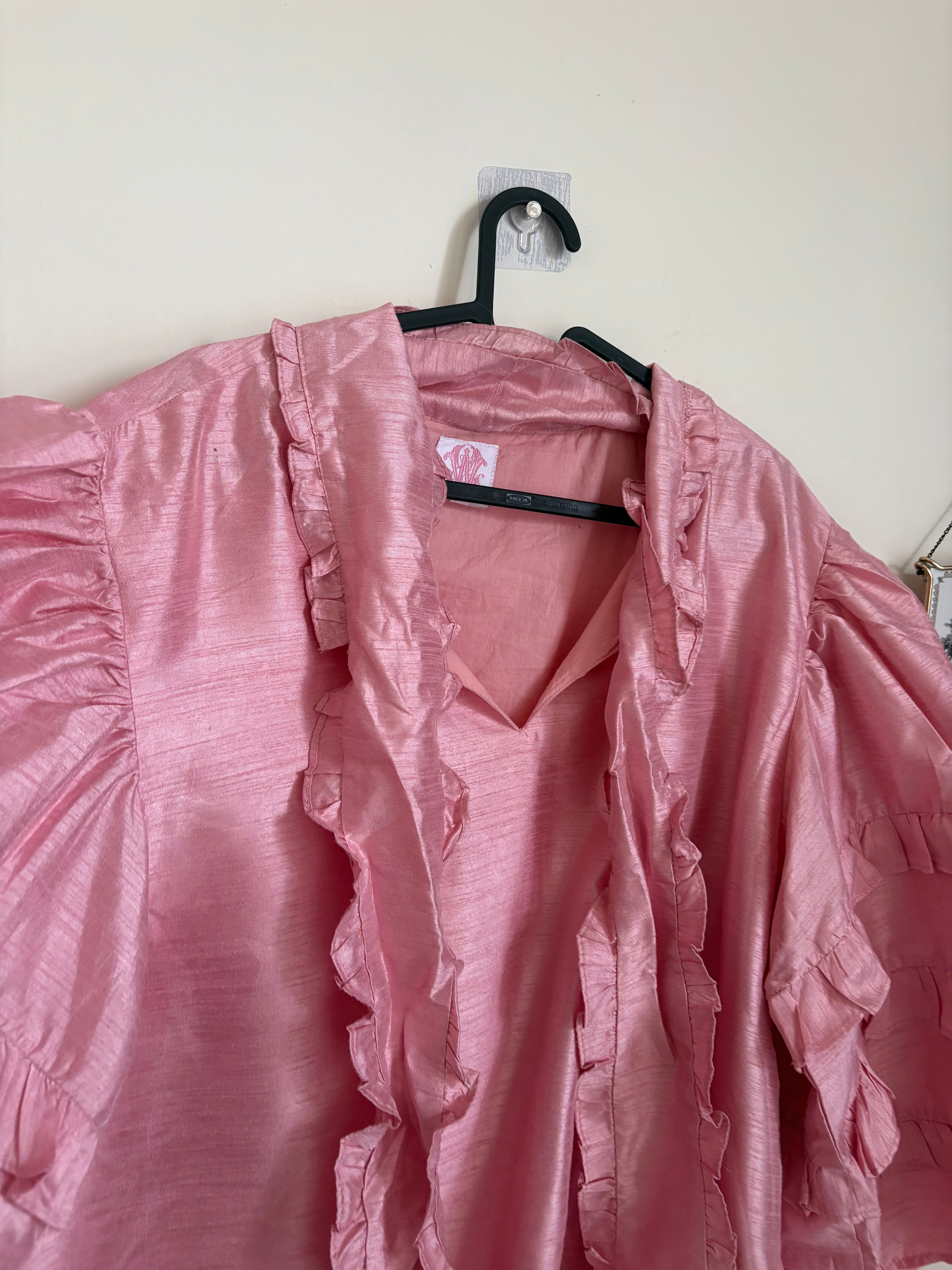 ELIZABETH WILSON Josephine TOP in PINK L/XL