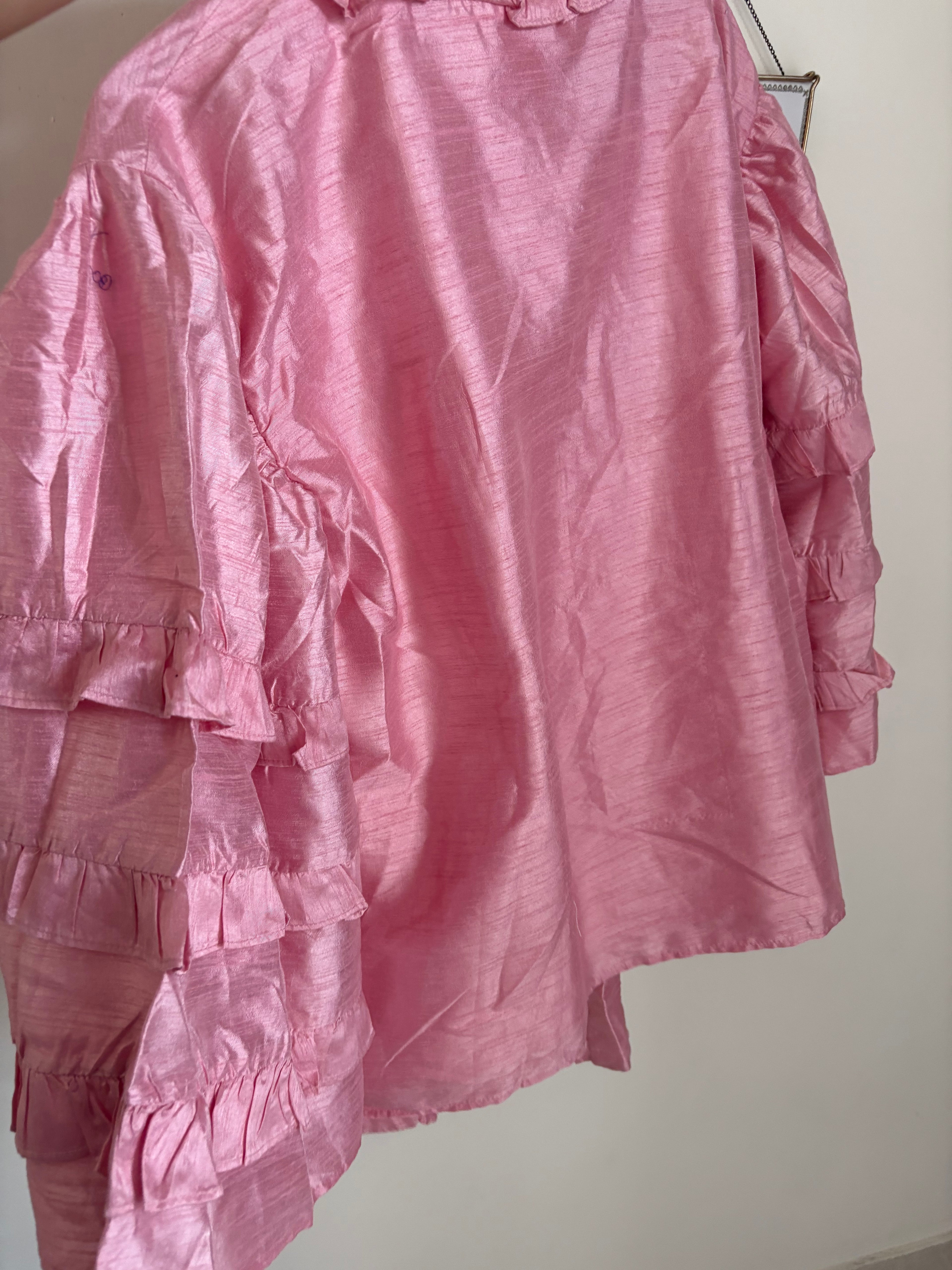 ELIZABETH WILSON Josephine TOP in PINK L/XL
