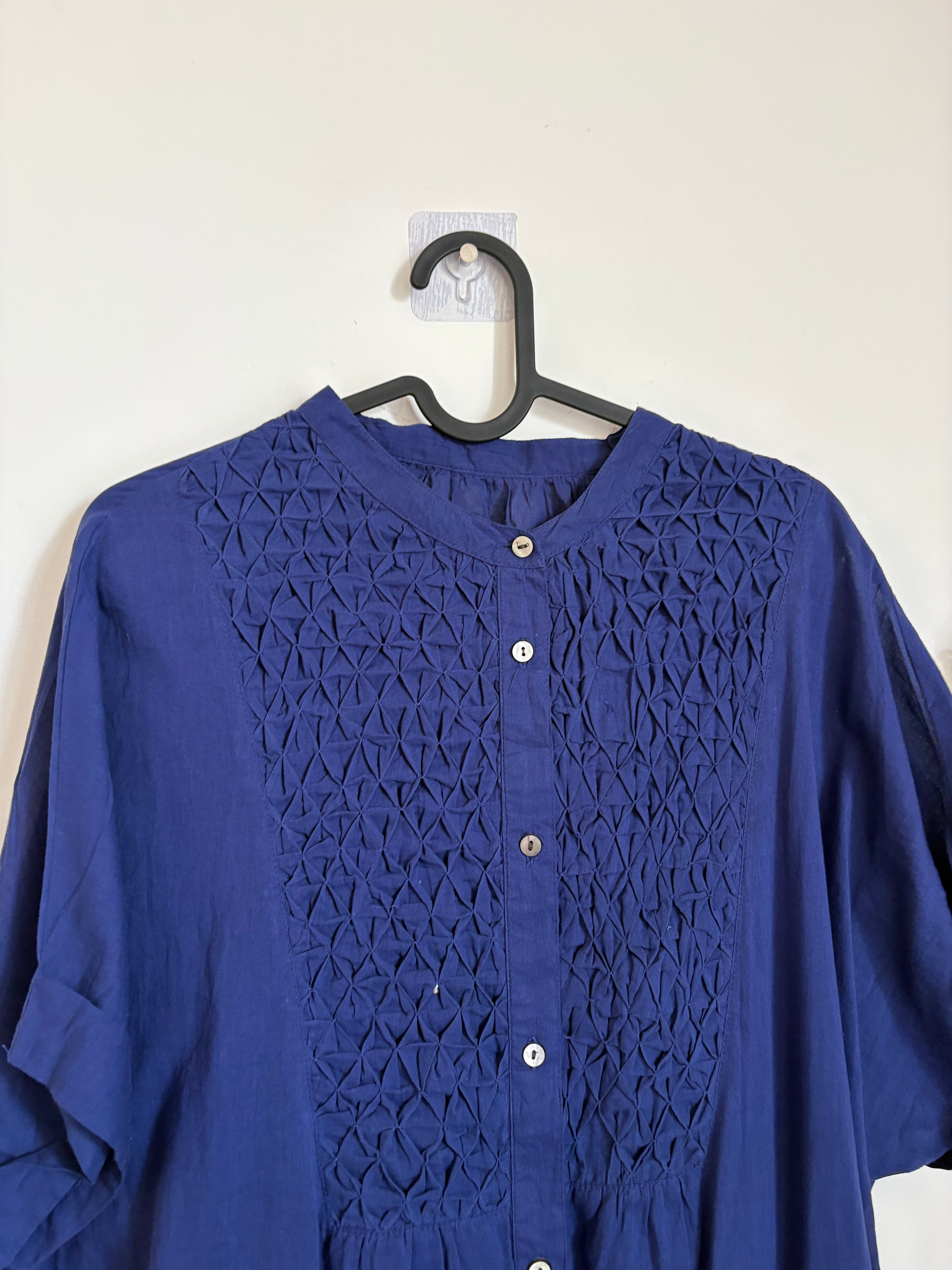 NOIA JAPAN HAND SHIRRED DRESS FREE SIZED