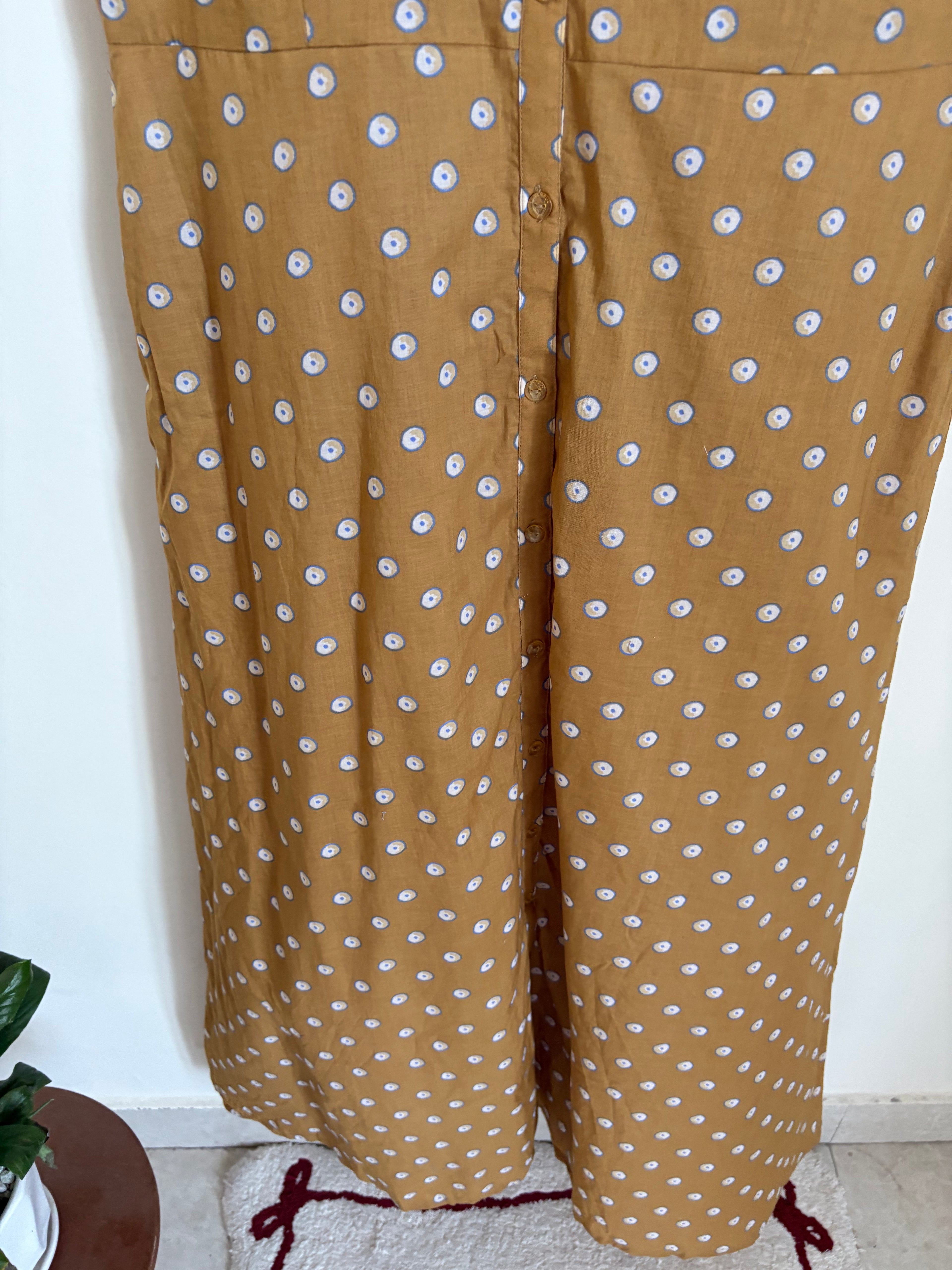 SURKANA SPAIN  TAN DRESS L