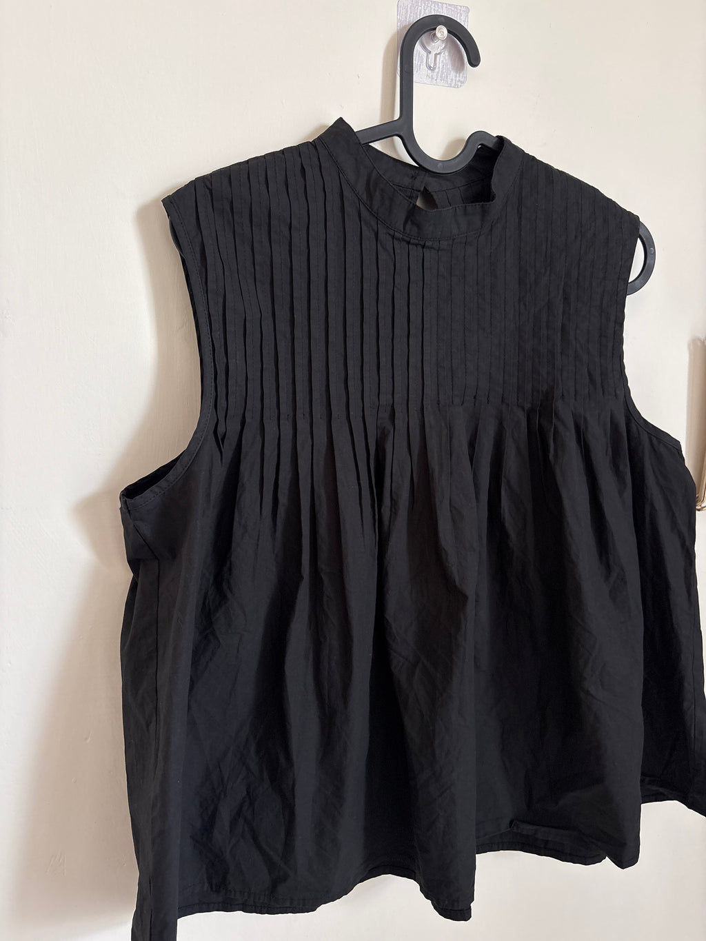 Pintuck Yoke TOP COTTON M