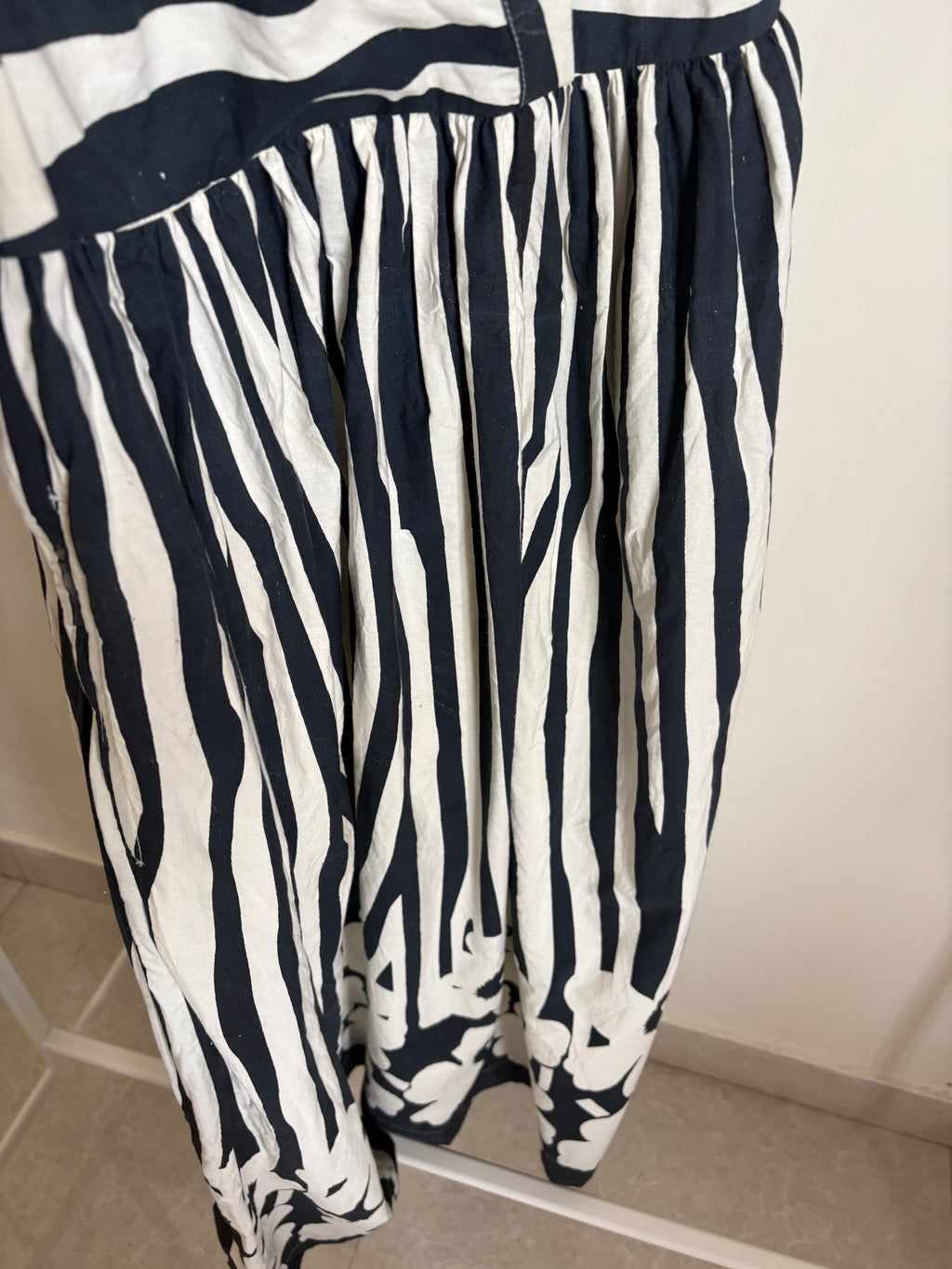 White Stuff Blue Eve Stripe Dress UK 12