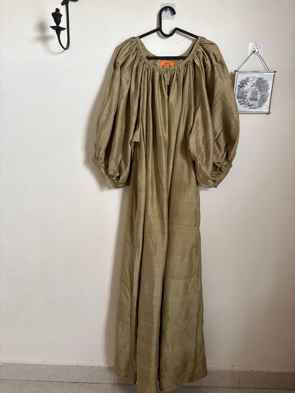 CONIGLIO SILK MAXI DRESS FS