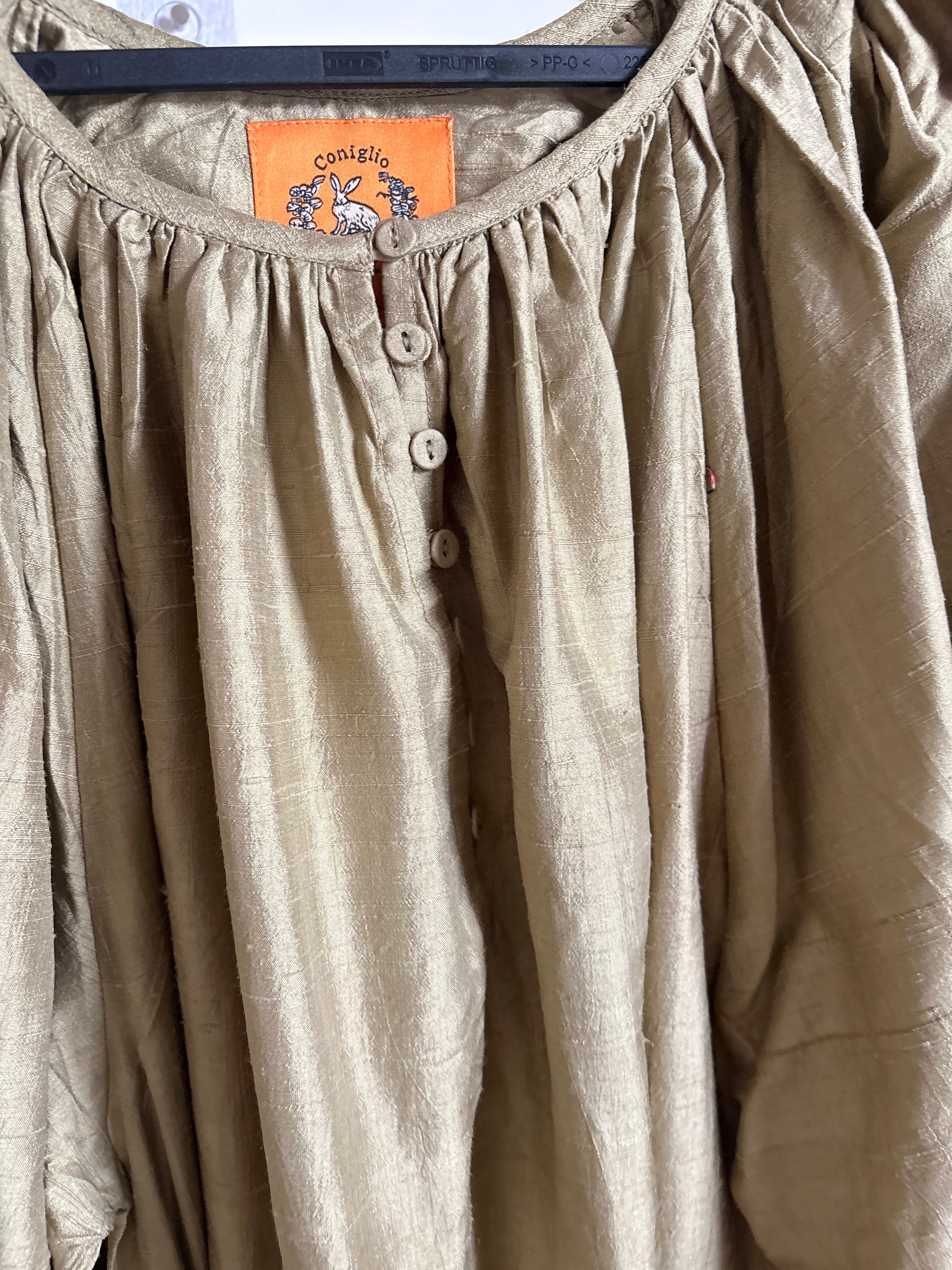 CONIGLIO SILK MAXI DRESS FS