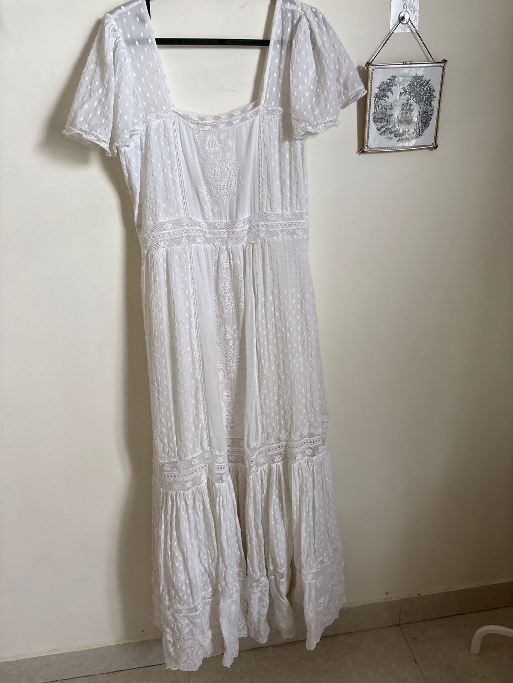 LOVE SHACK FANCY Norma Maxi Dress L