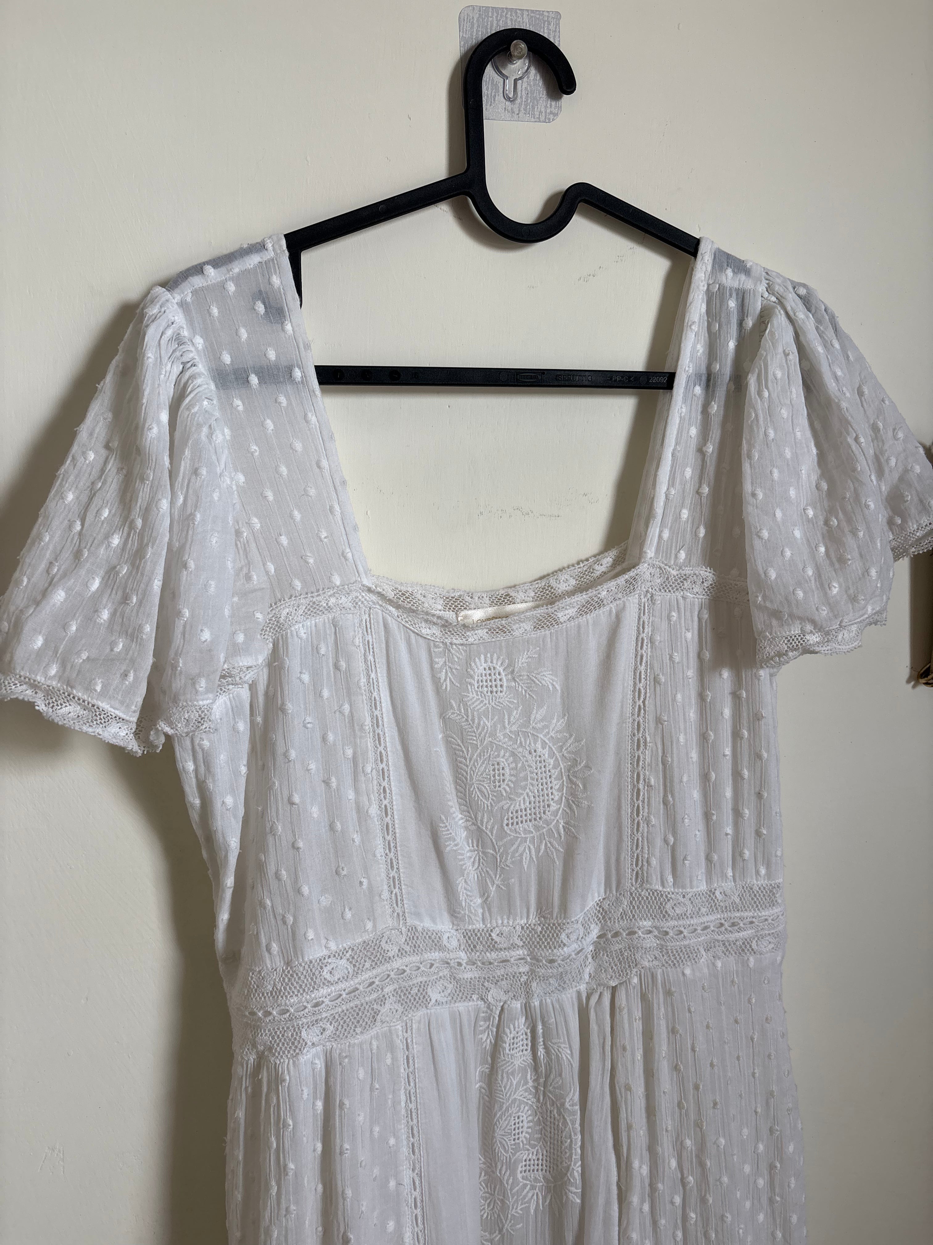 LOVE SHACK FANCY Norma Maxi Dress L