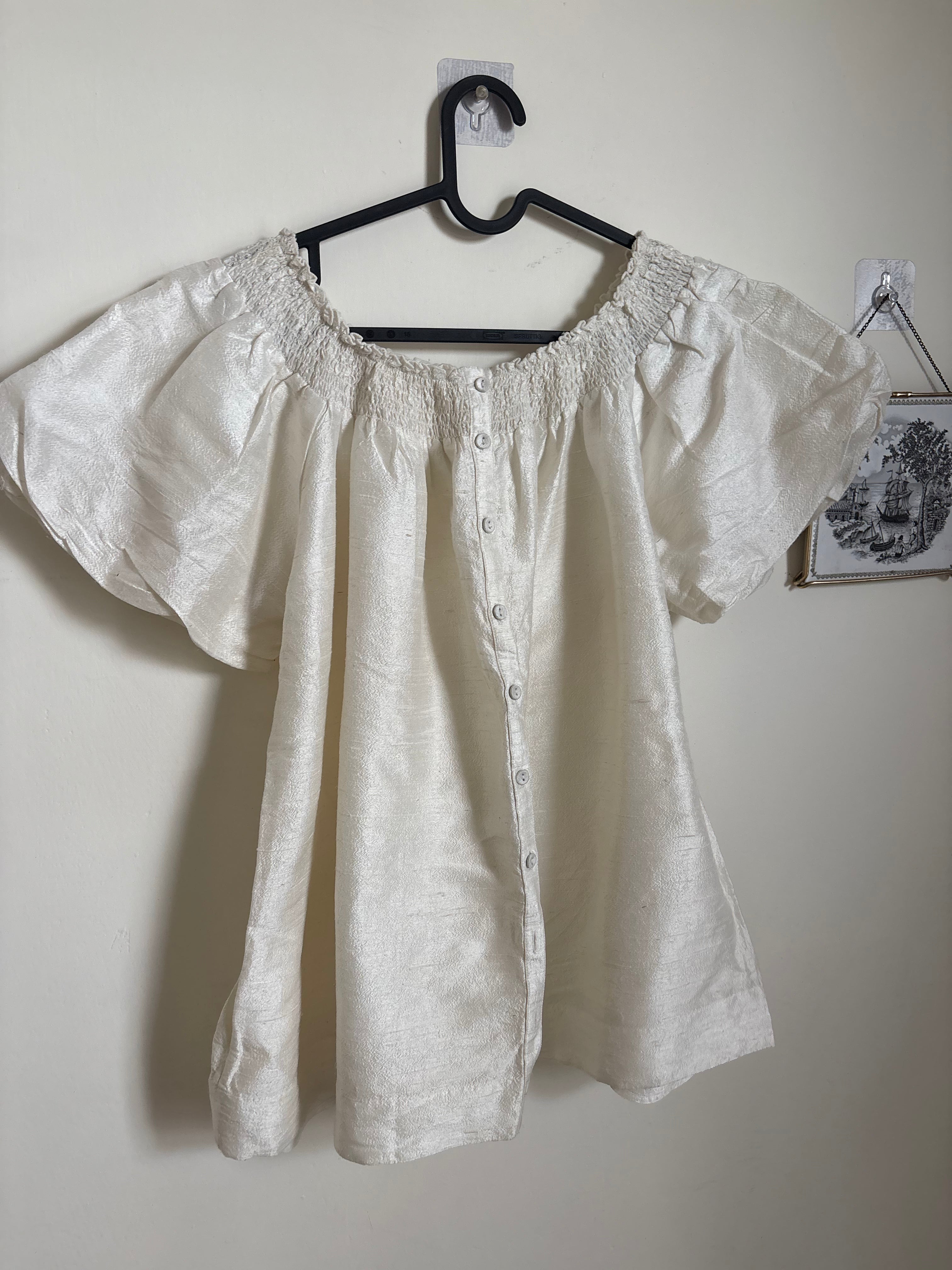 CONIGLIO PALM BEACH Flagler Crop Top in Silk Dupioni FS