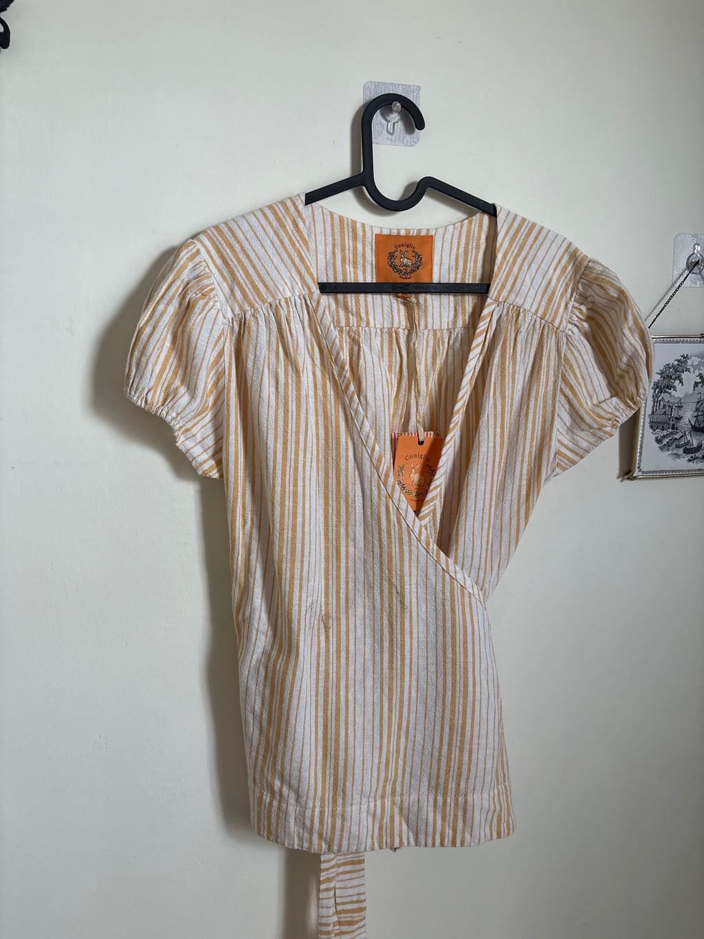 CONIGLIO WRAP TOP COTTON FS