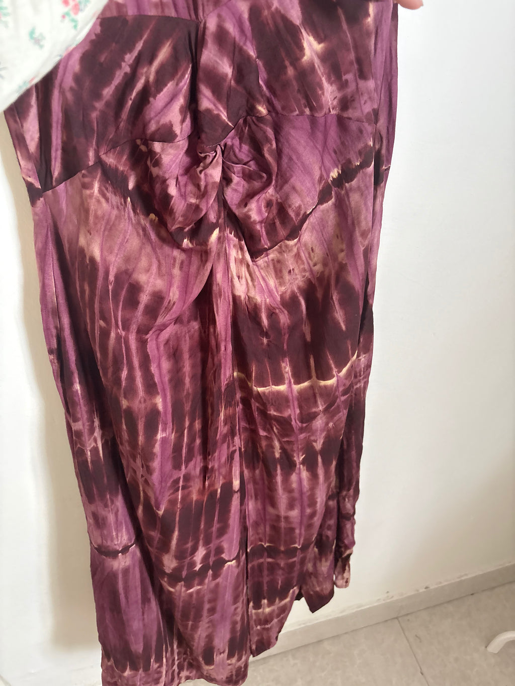 HALTER PRINTED VISCOSE DRESS XS