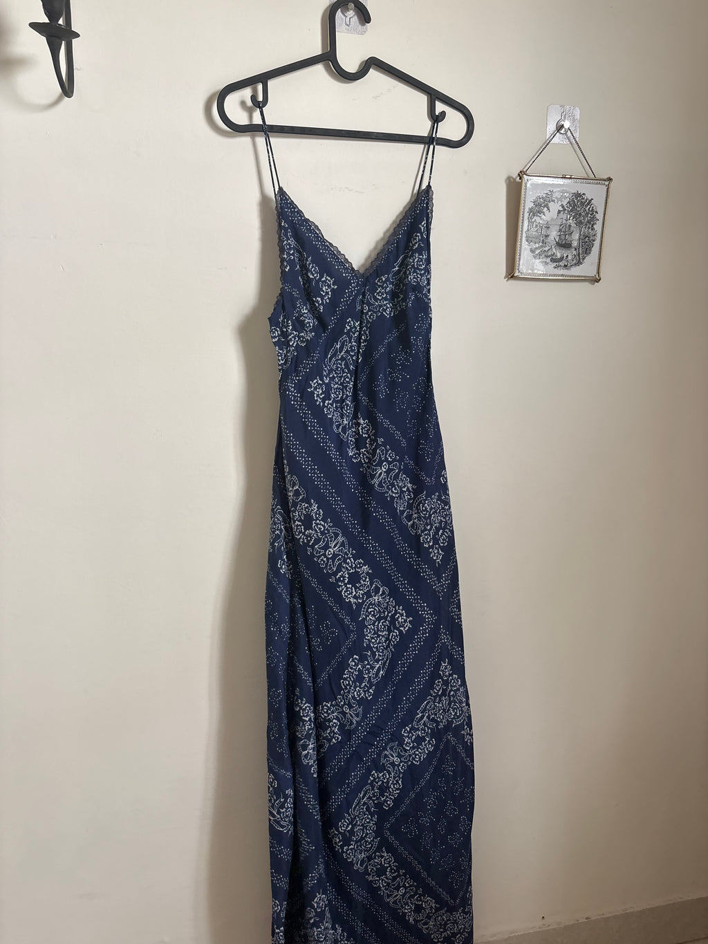 LOVESHACKFANCY Deyo Silk Maxi Dress In Bandana Print XS/S