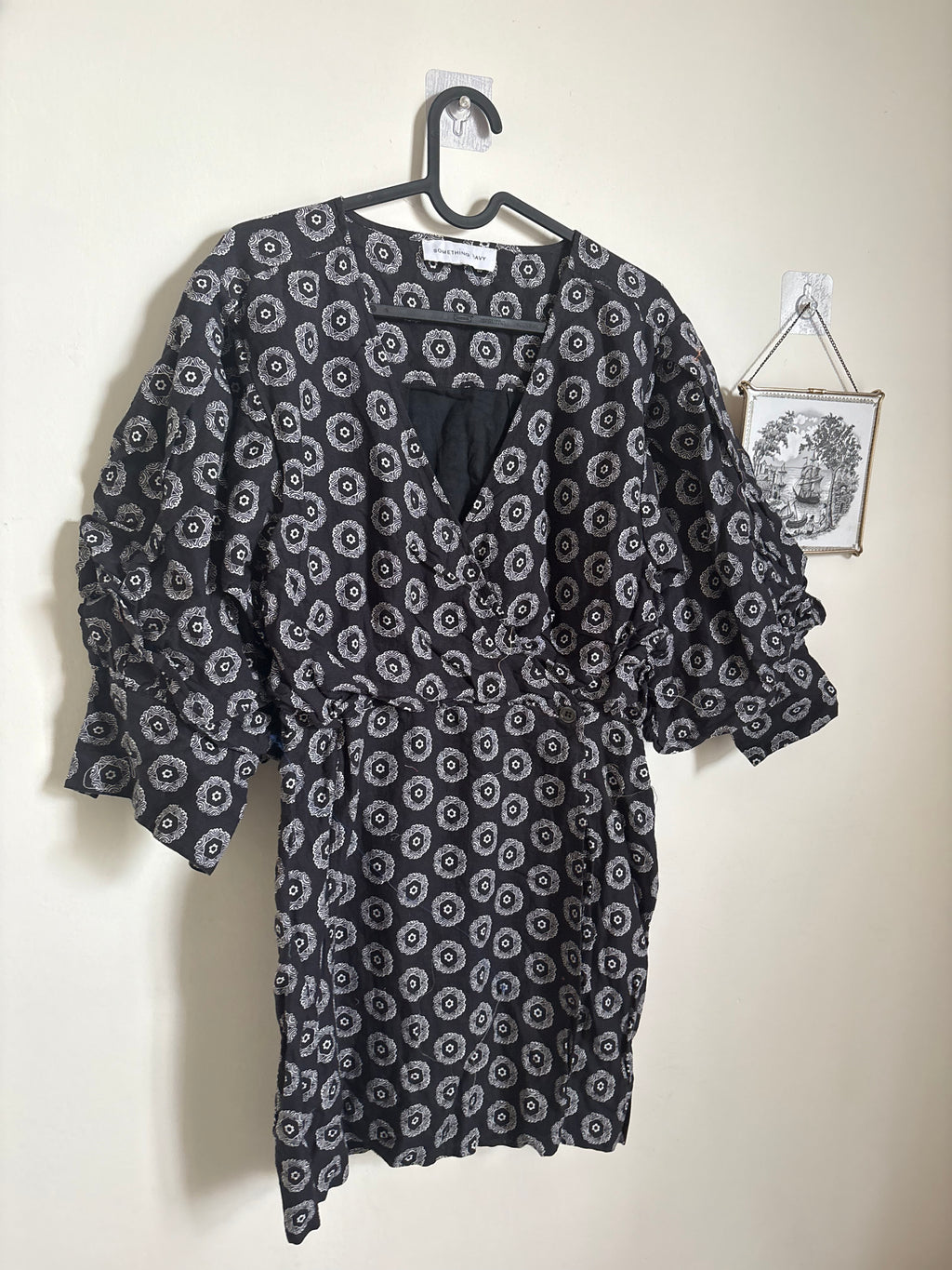 SOMETHING NAVY MINI DRESS XS