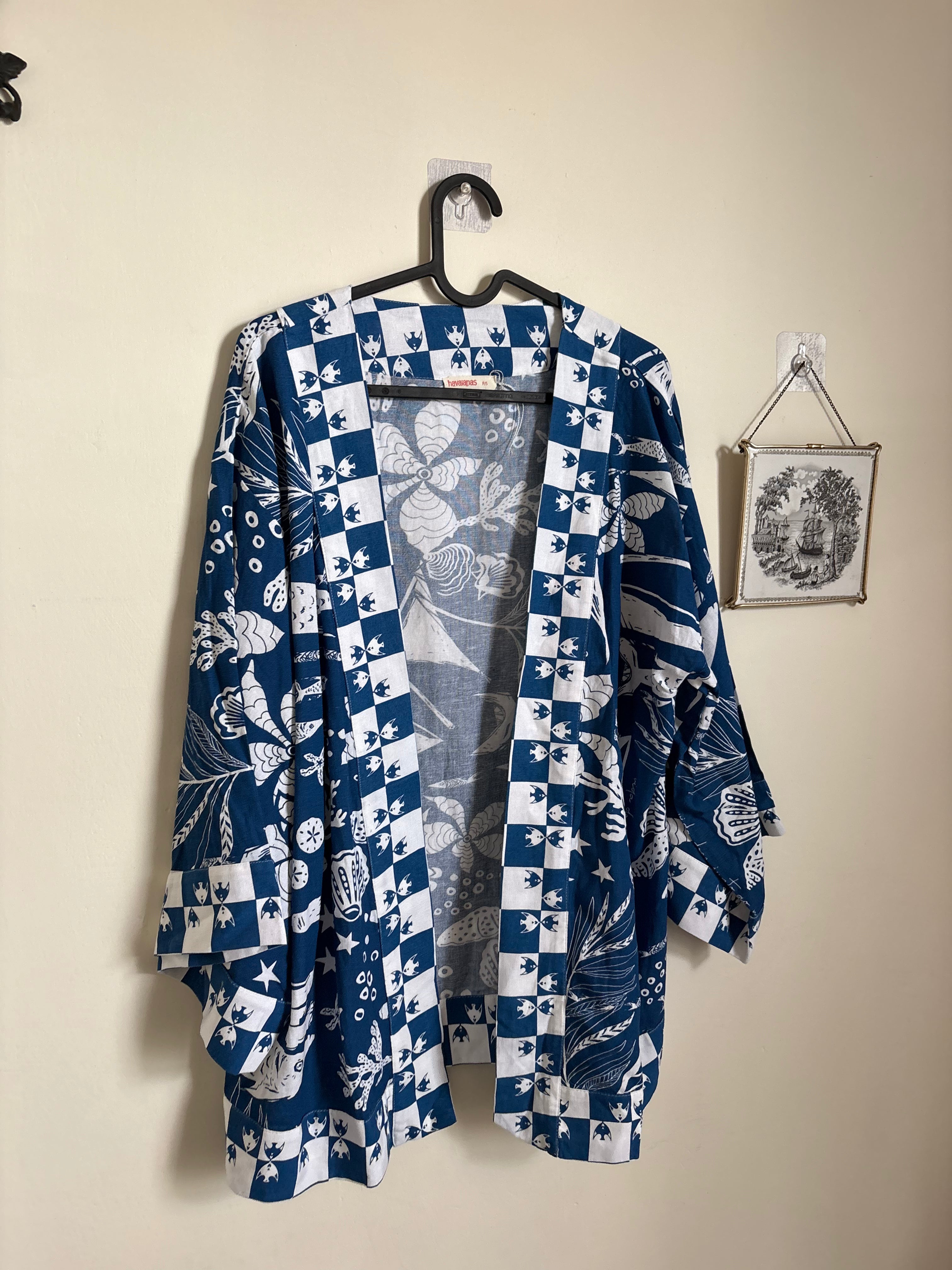 HAVAIANAS BRAZIL FISH HAORI JACKET S
