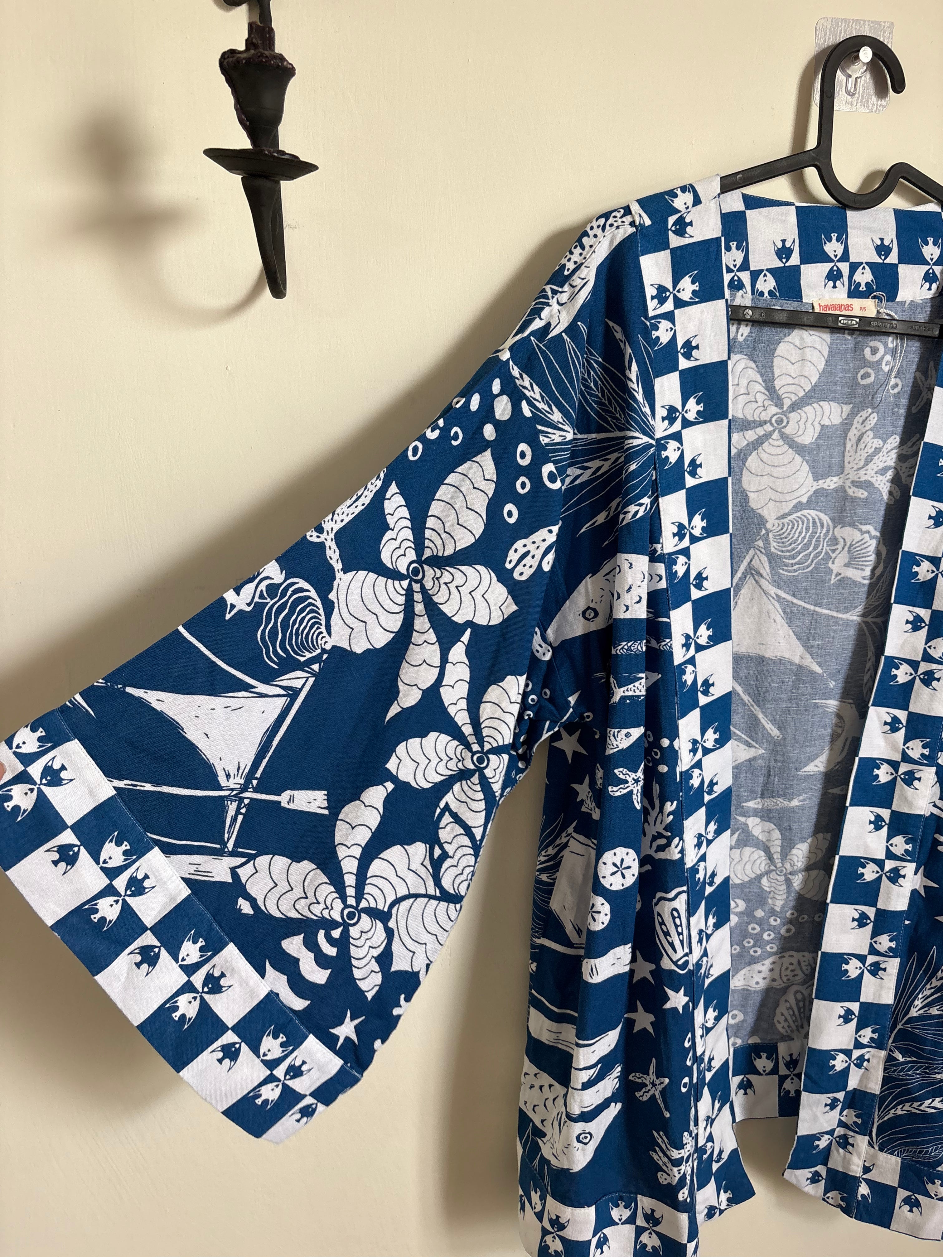 HAVAIANAS BRAZIL FISH HAORI JACKET S