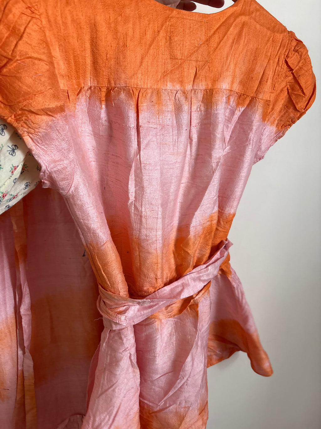 Coniglio 100% Silk Dupioni ORANGE SET FS