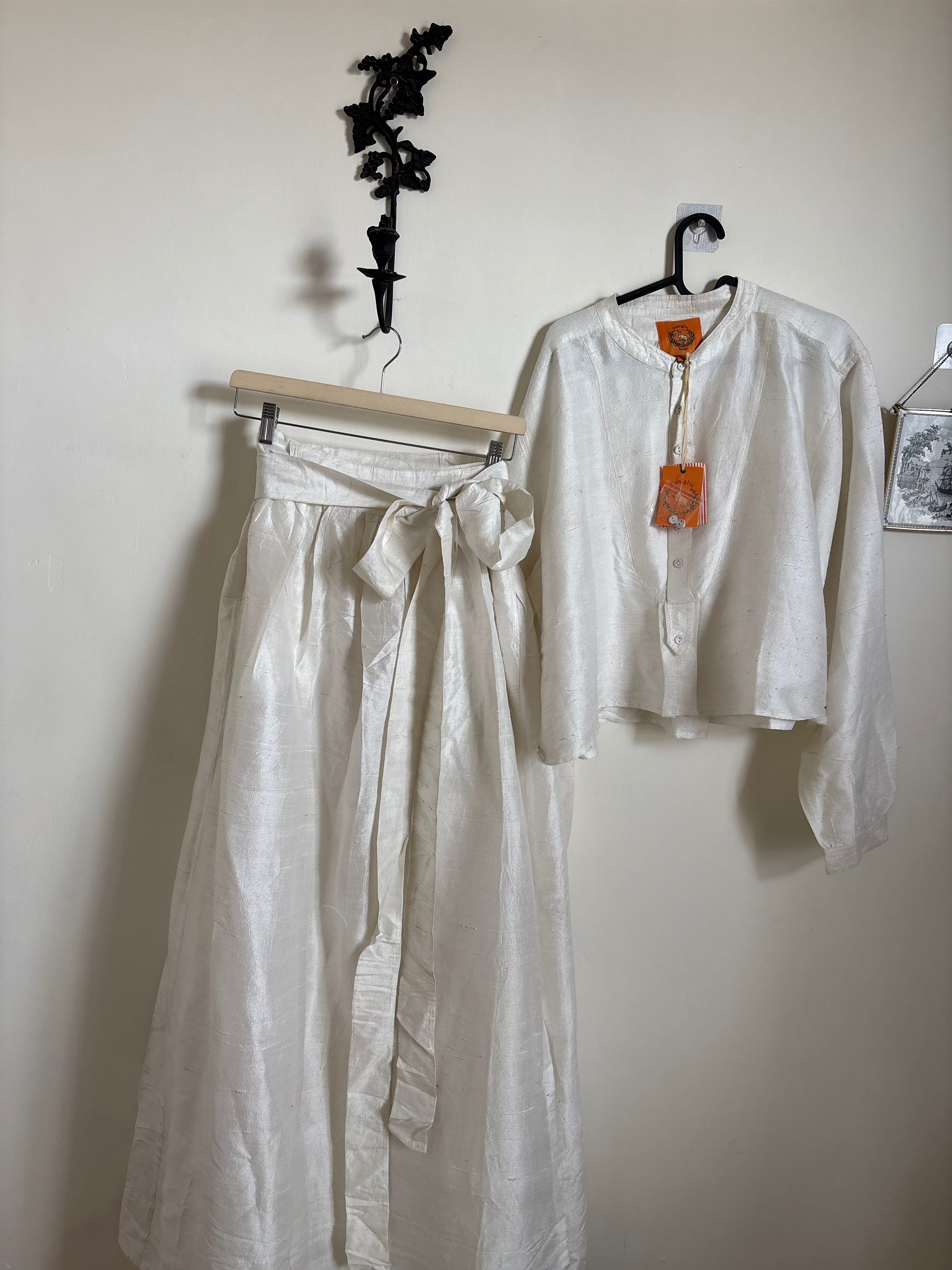 Coniglio 100% Silk Dupioni Co ord set FS