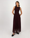 POETRY Ivey Waist Detail Gathered Printed Maxi Dress UK12