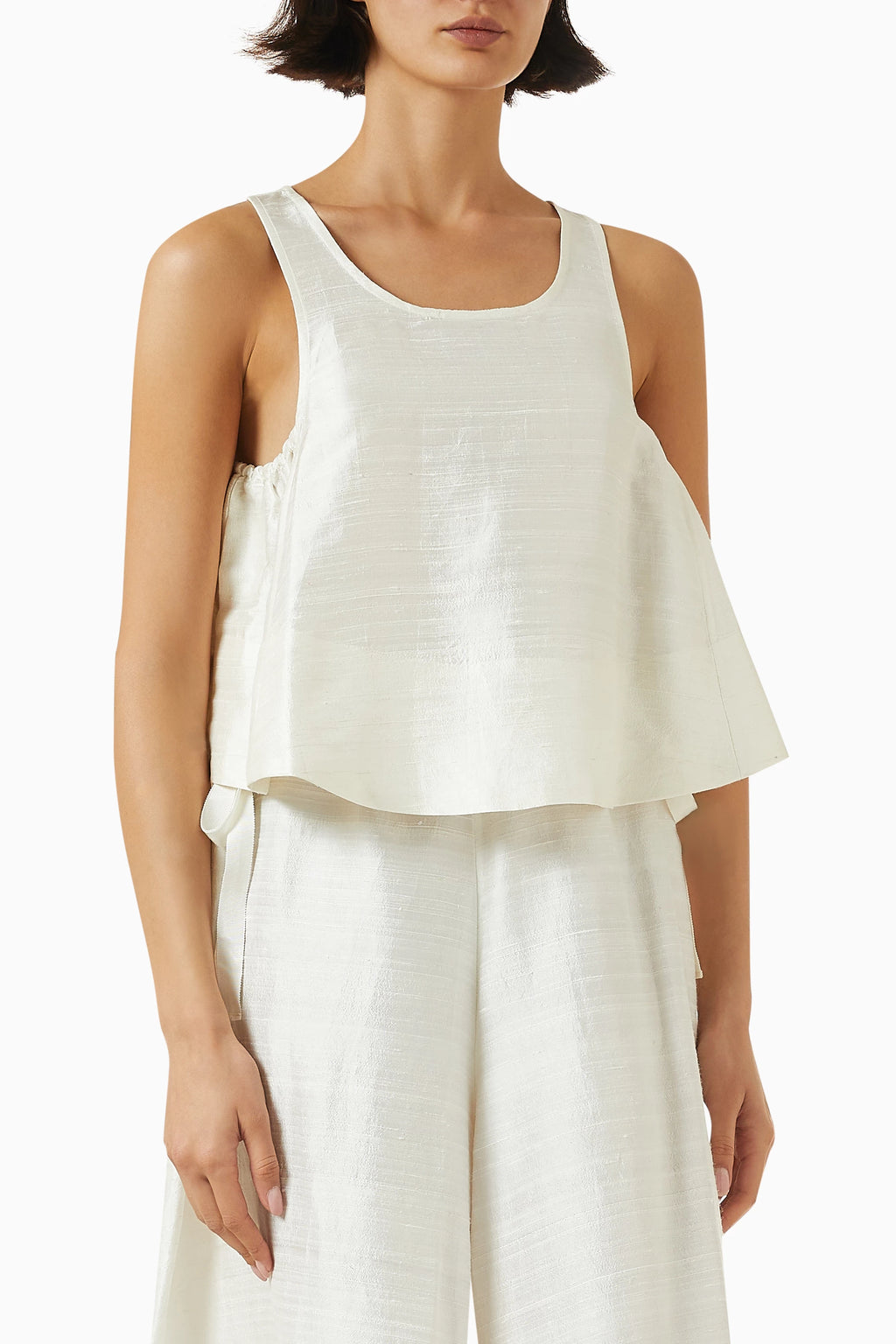 CONIGLIO PALM BEACH Shift Tank Top in Silk
