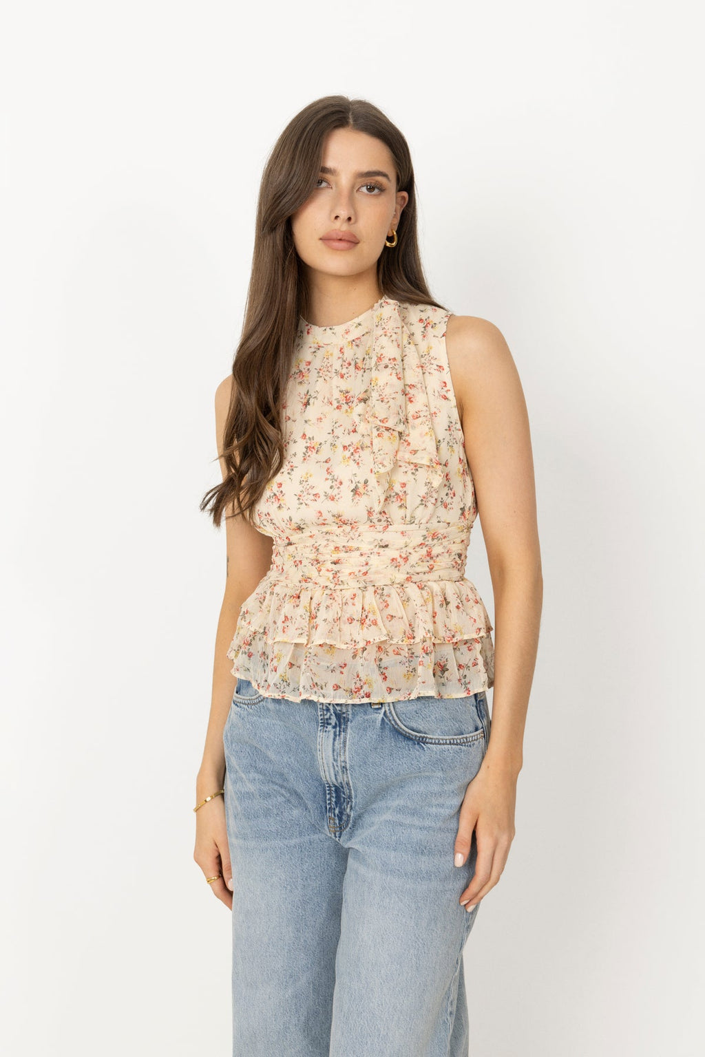 NEO NOIR Morris Meadow Printed Skirt Top SET