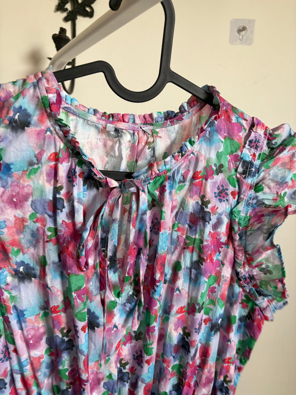 Rails Garden Floral Print Midi Dress S