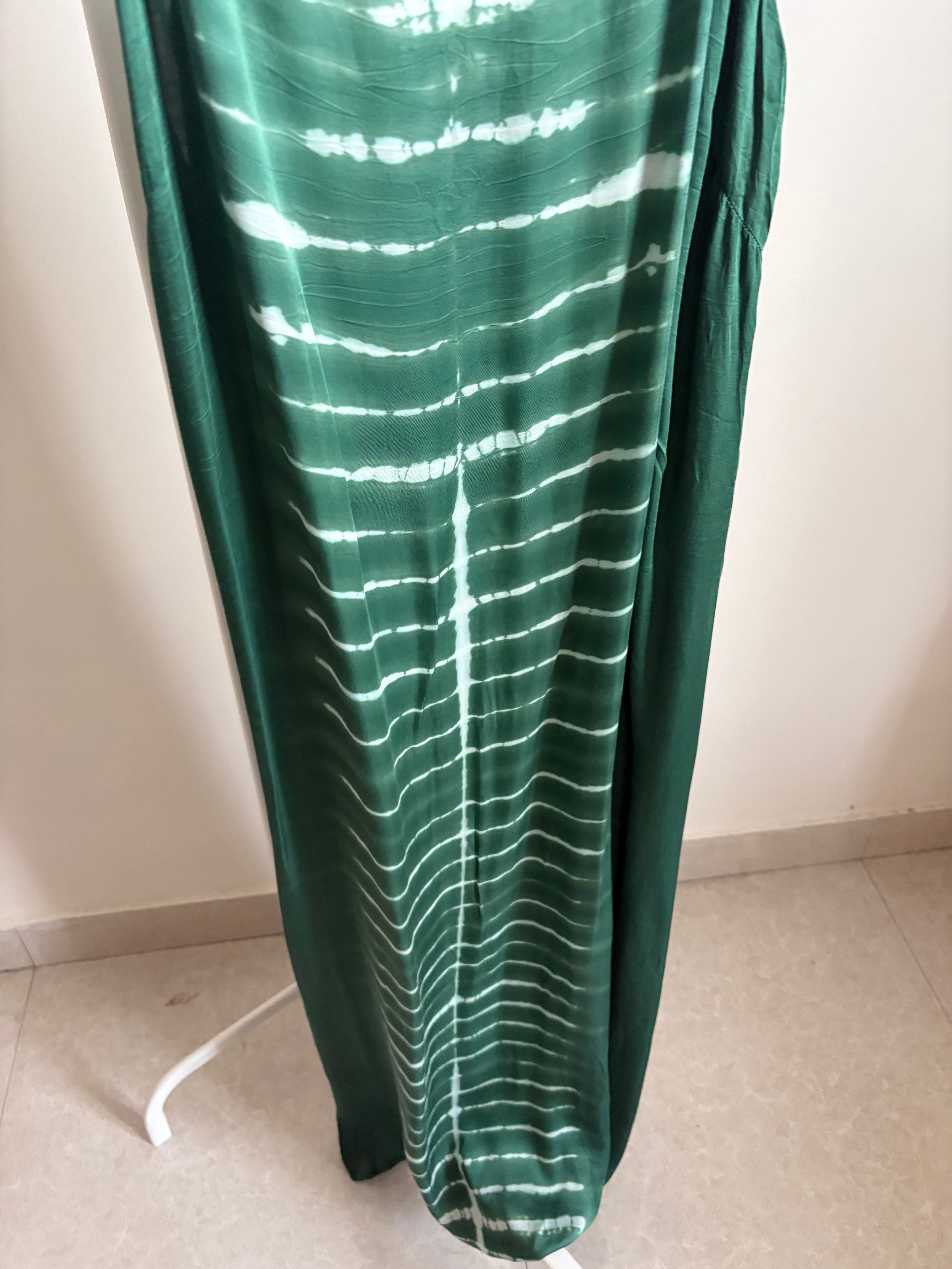 ASTA VISCOSE GREEN SLIP DRESS