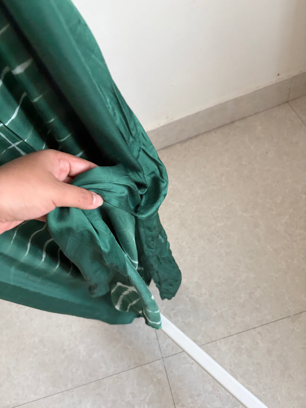 ASTA VISCOSE GREEN SLIP DRESS