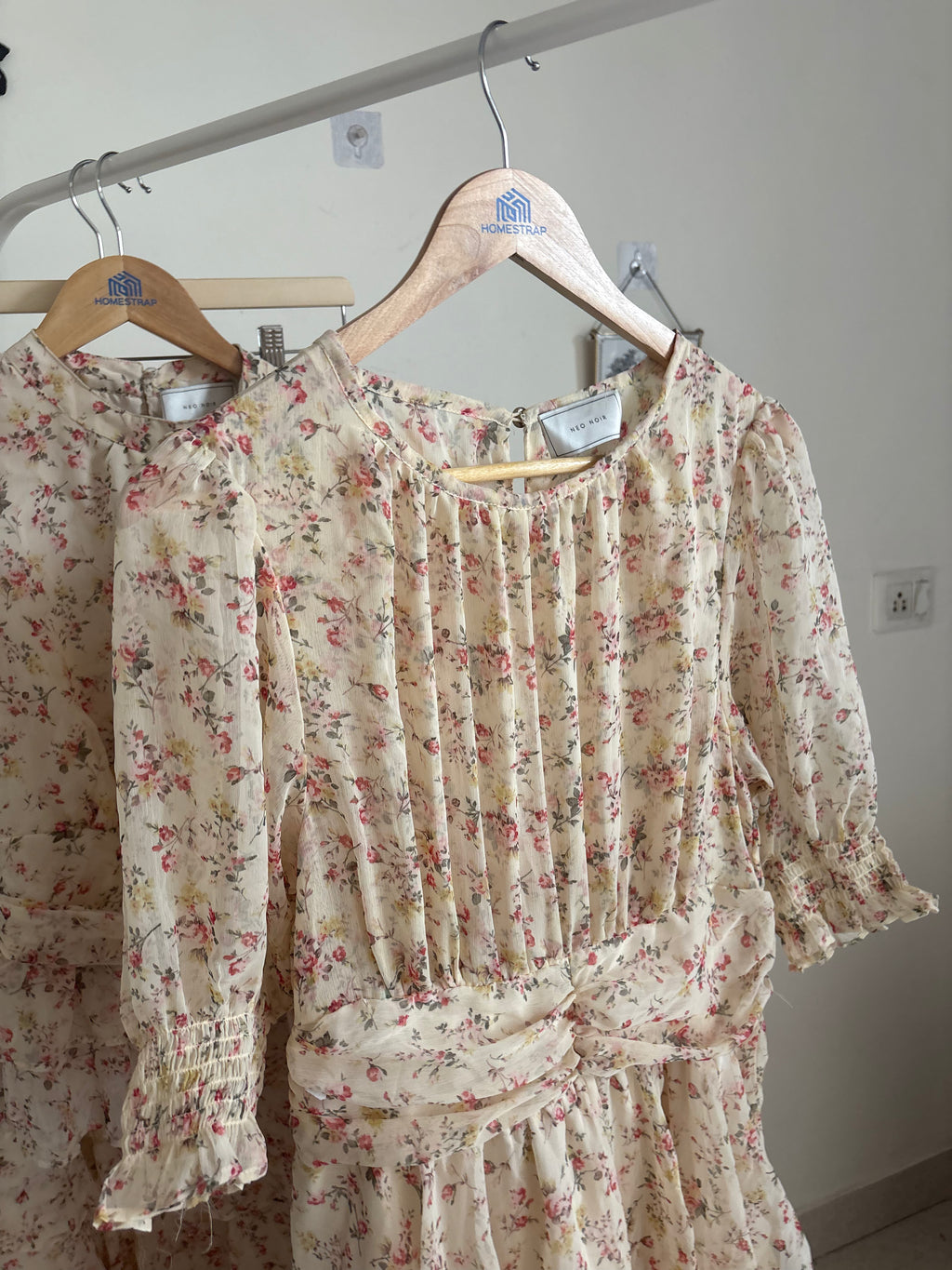 Neo Noir Sable Meadow Printed Dress