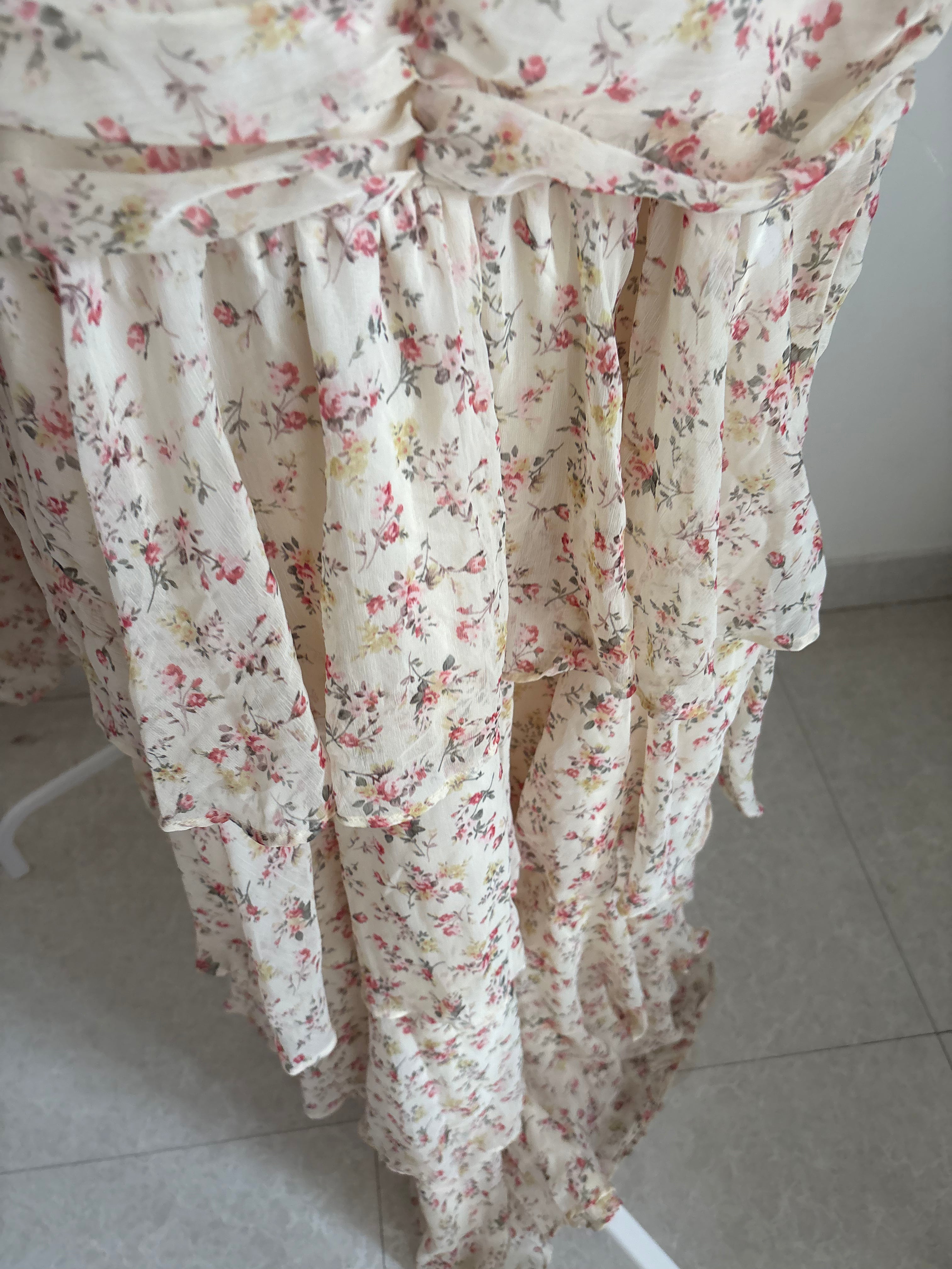 Neo Noir Sable Meadow Printed Dress