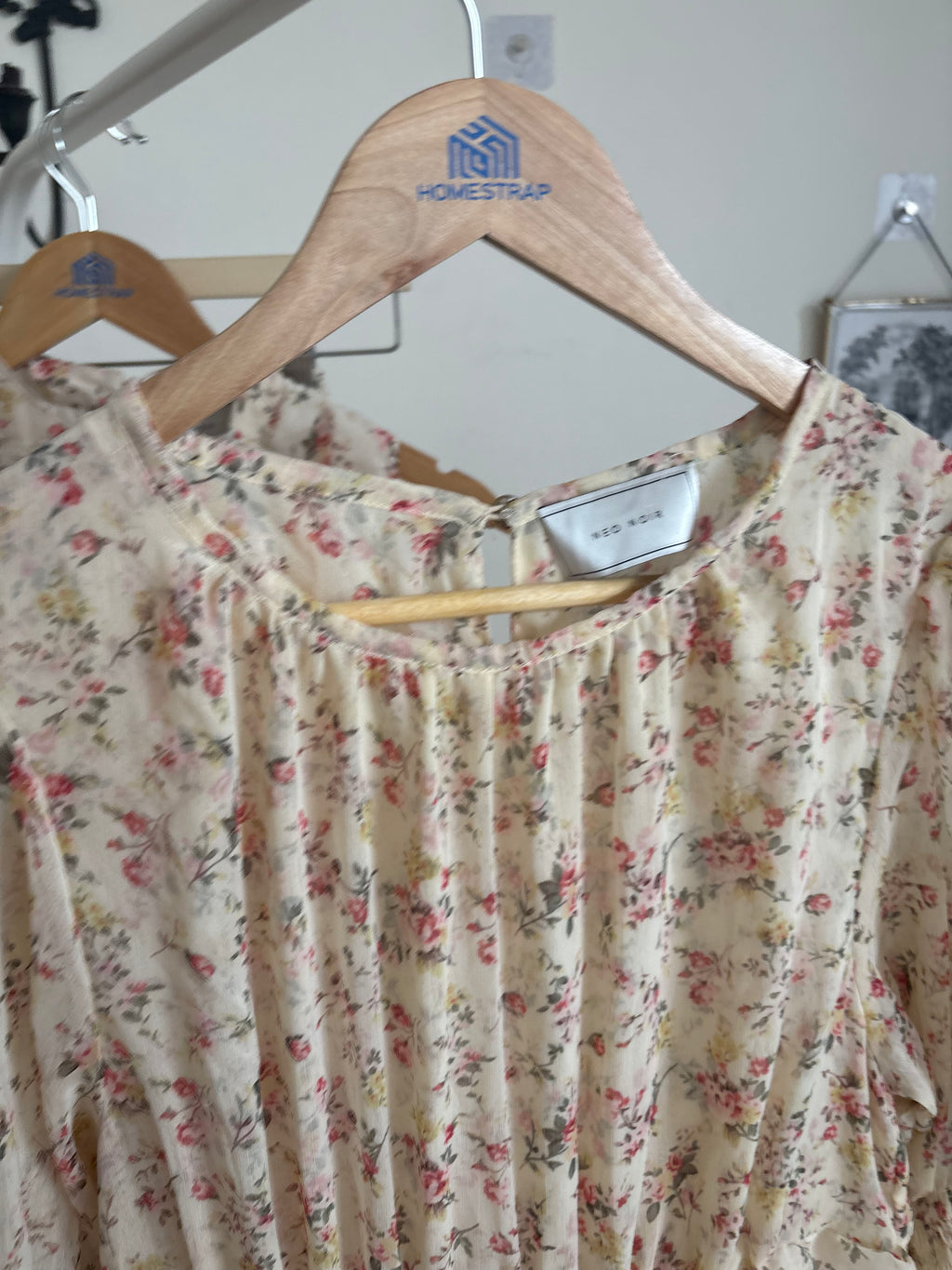 Neo Noir Sable Meadow Printed Dress