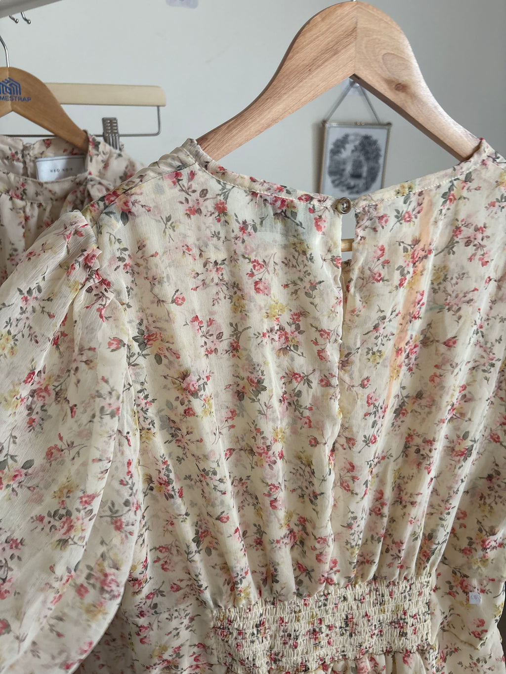Neo Noir Sable Meadow Printed Dress