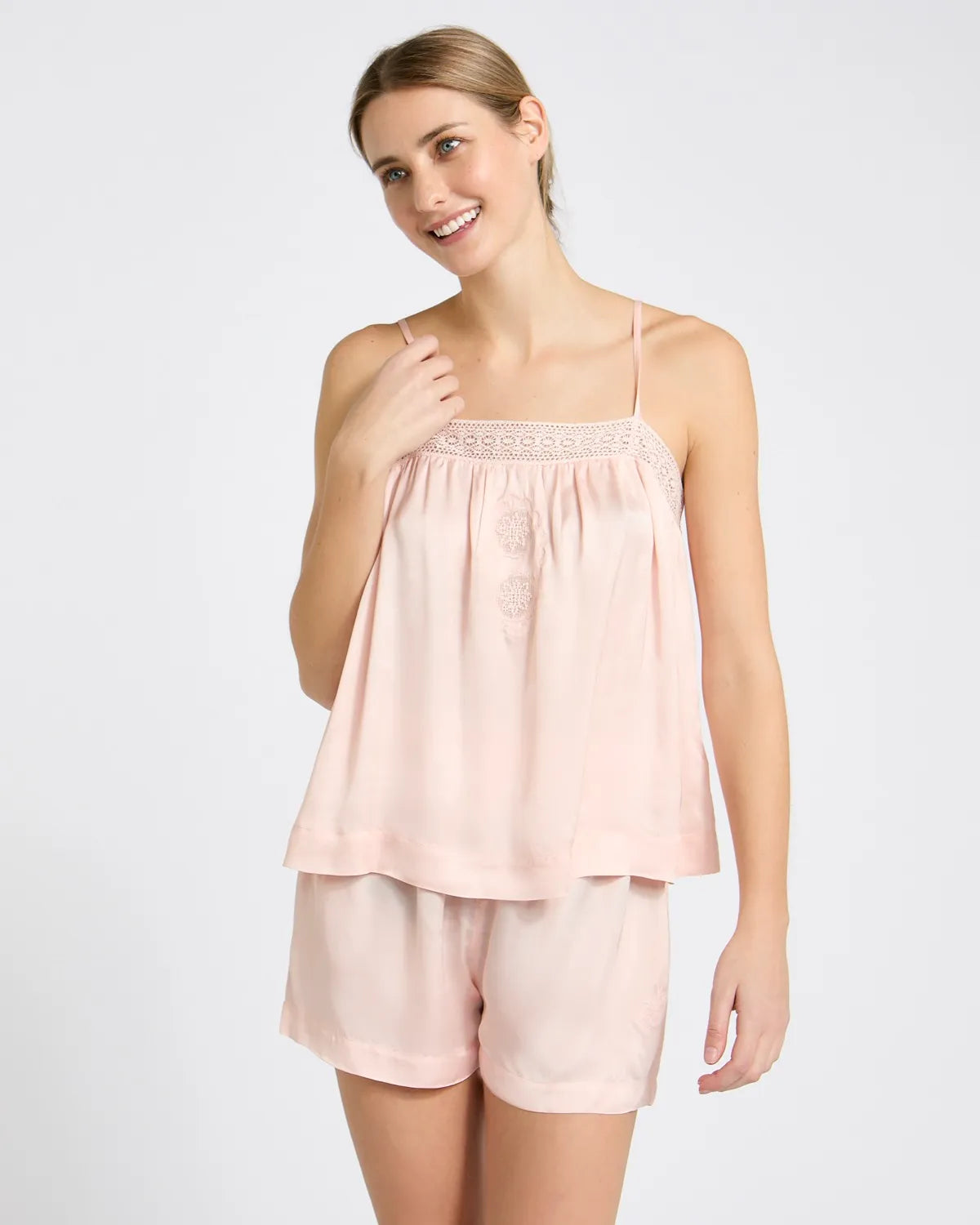 Carolyn Donnelly Eclectic Lace Cami Short Pyjama Set