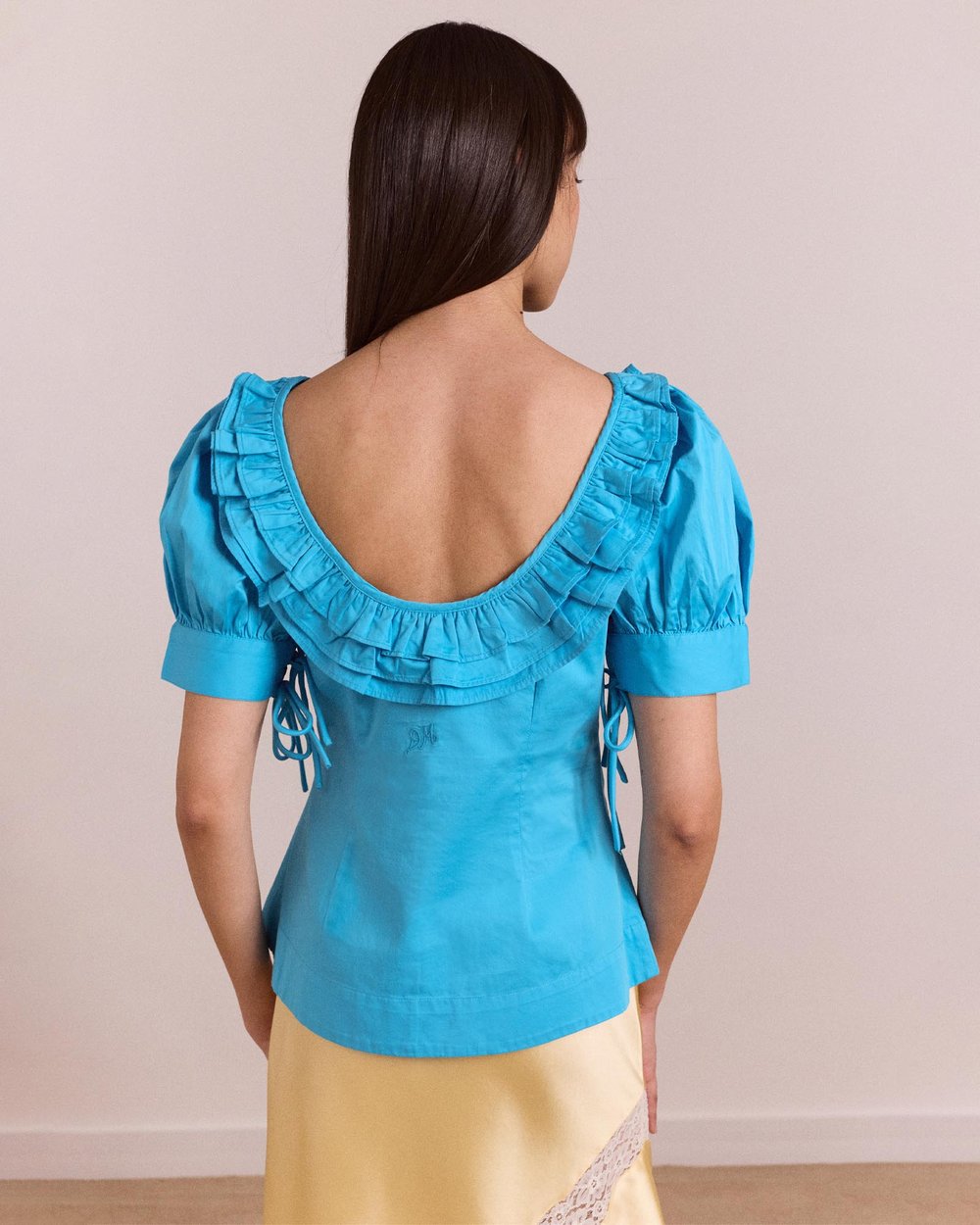 DAMSON MADDER Anke Blouse - River Blue