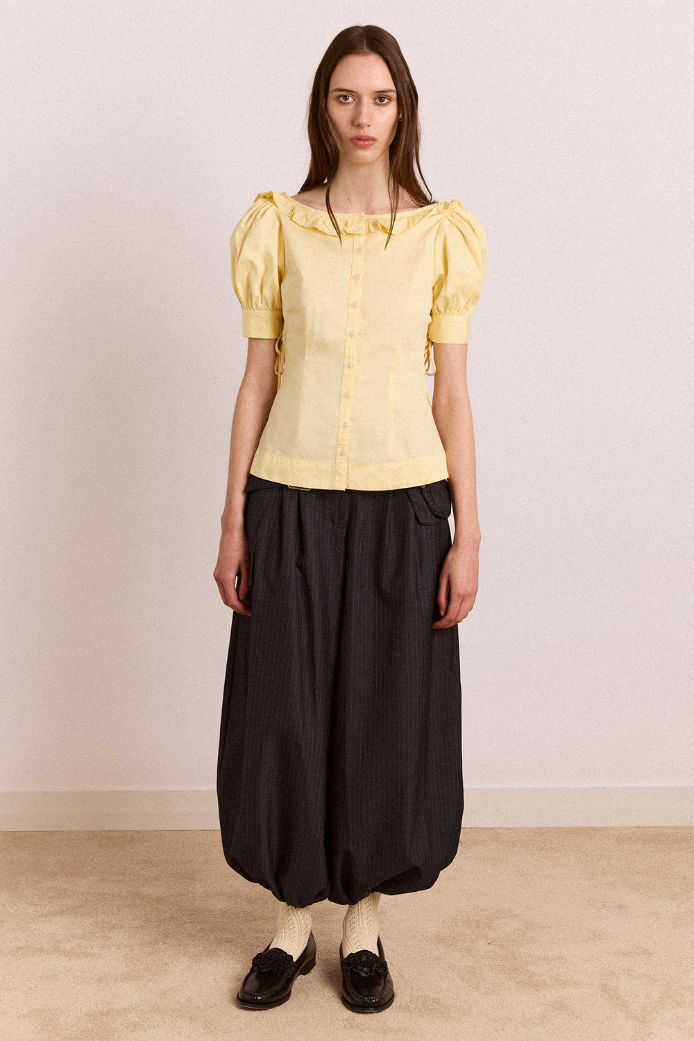 DAMSON MADDER Anke Blouse - YELLOW