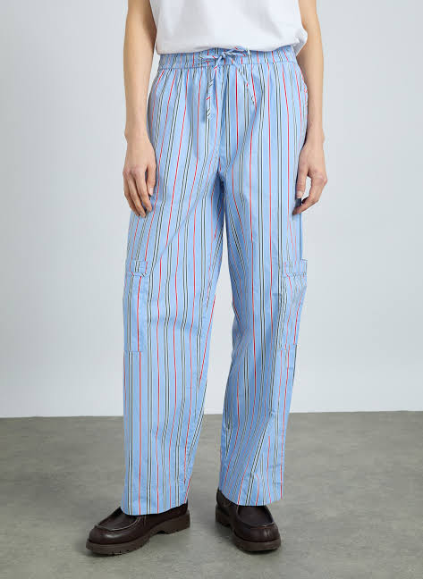 Damson Madder Women's Blue Harrison Pants UK 8