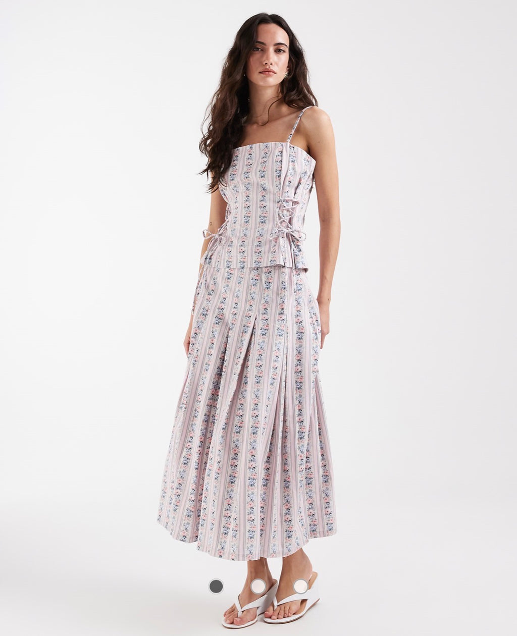 Muse Assembly Mia Midi Skirt AND TOP ( SET AND SINGLES)