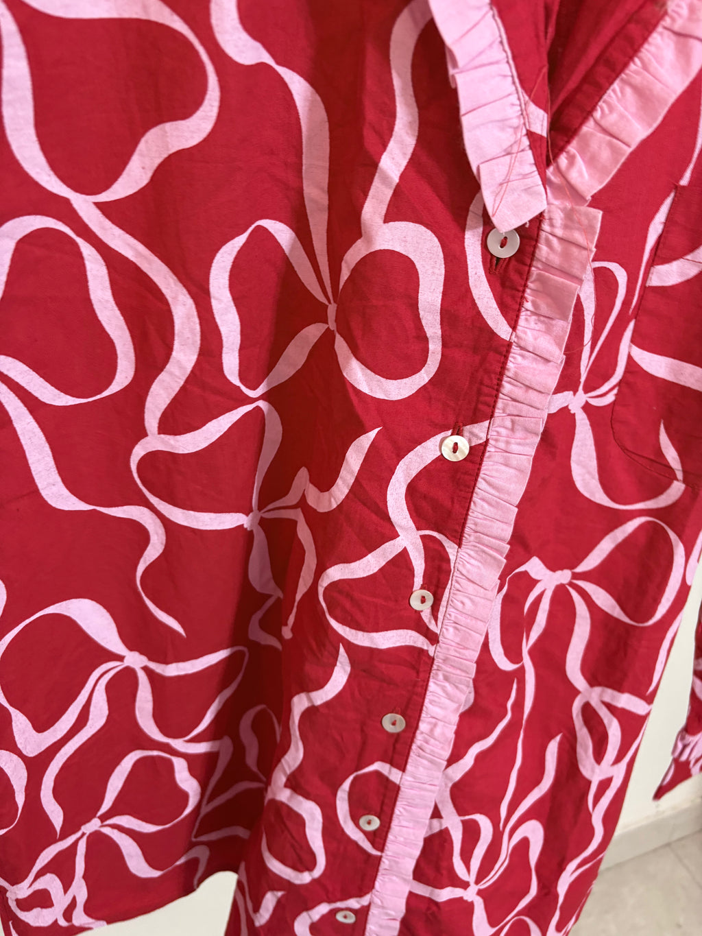 DAMSON MADDER NIGHT SHIRT ONLY BOW UK10