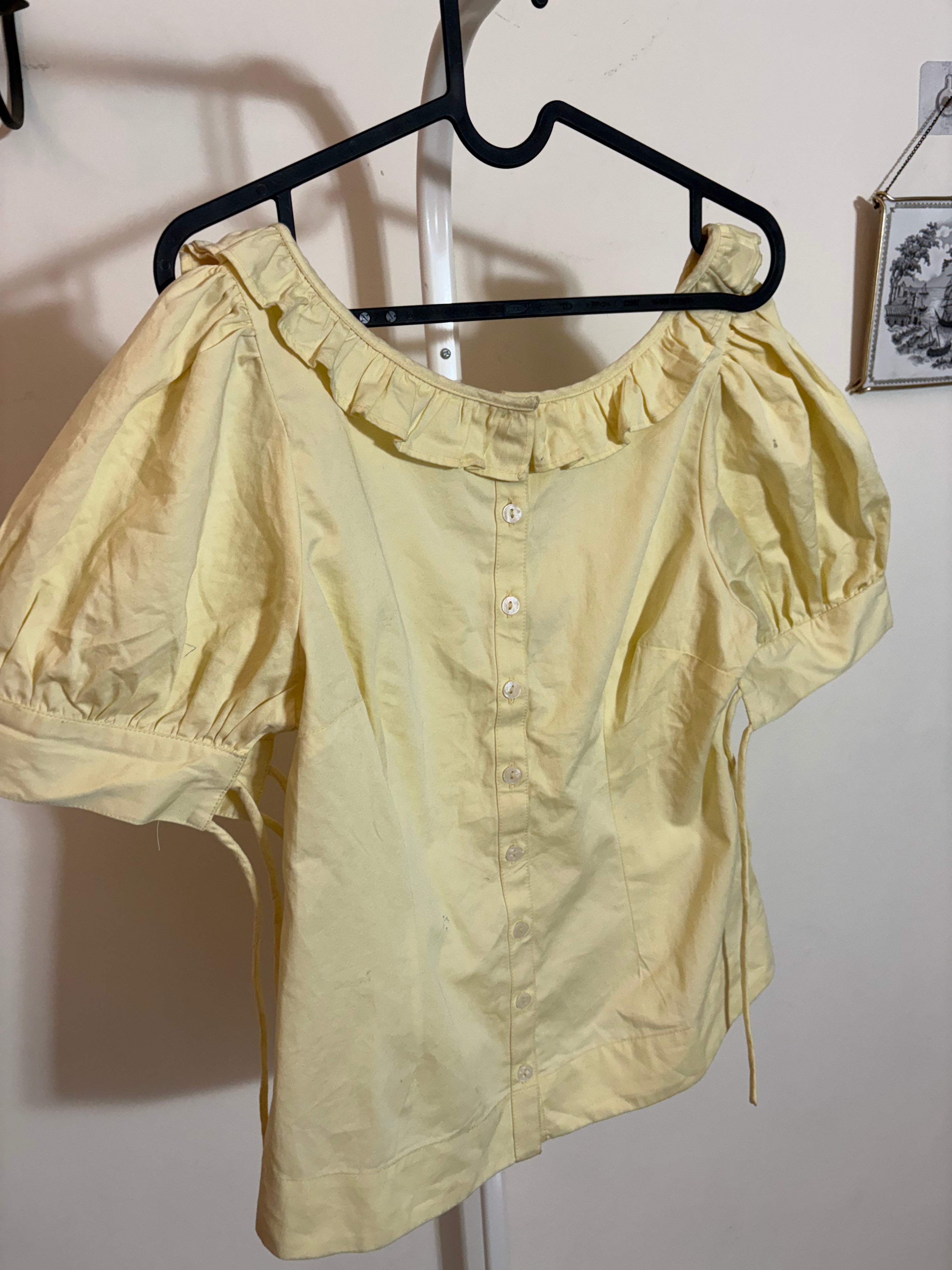 DAMSON MADDER Anke Blouse - YELLOW