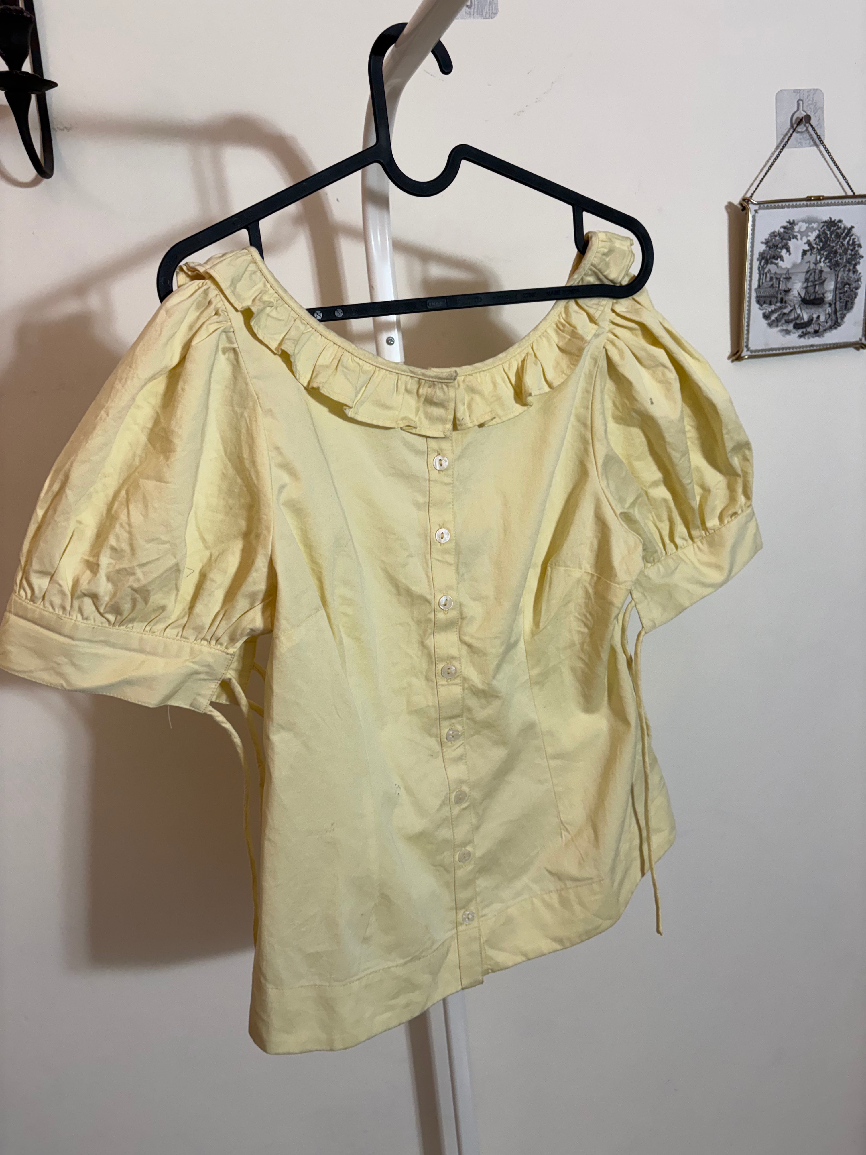 DAMSON MADDER Anke Blouse - YELLOW