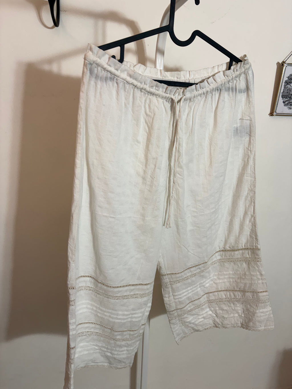 Damson Madder Elodie Cotton Crop Pants UK 10
