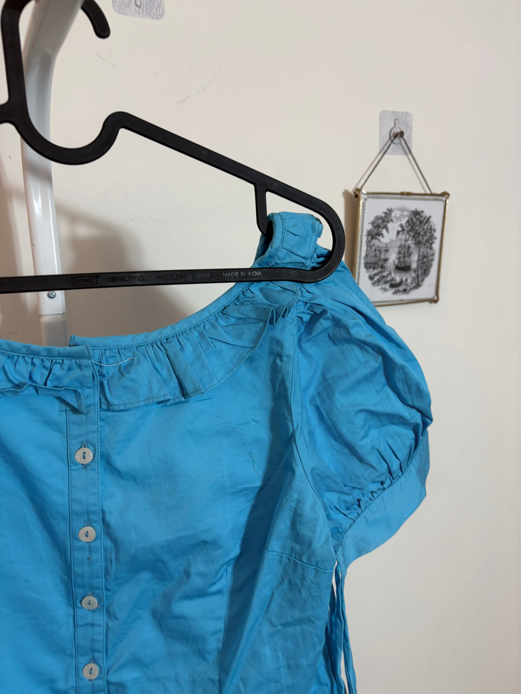 DAMSON MADDER Anke Blouse - River Blue