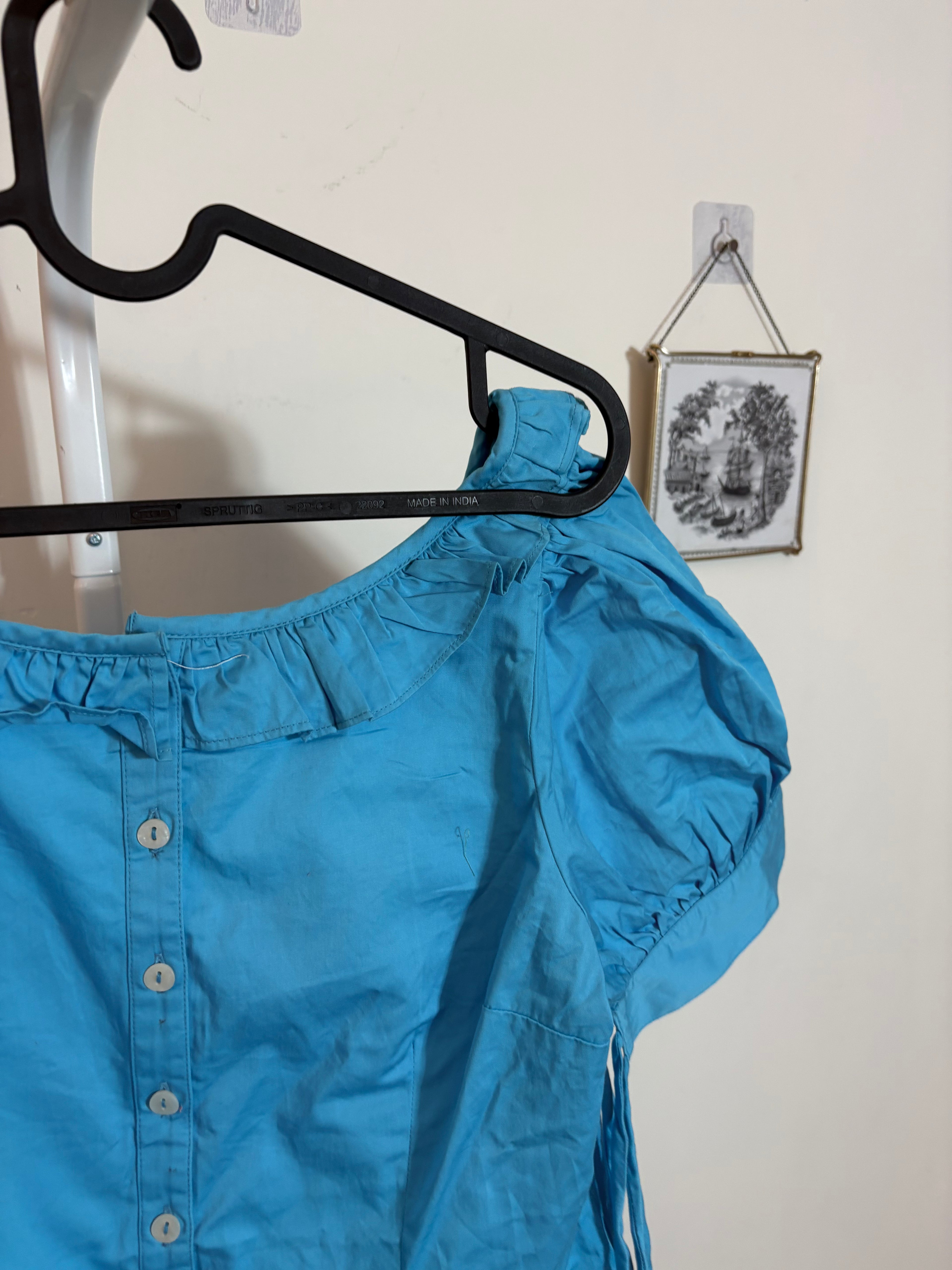 DAMSON MADDER Anke Blouse - River Blue