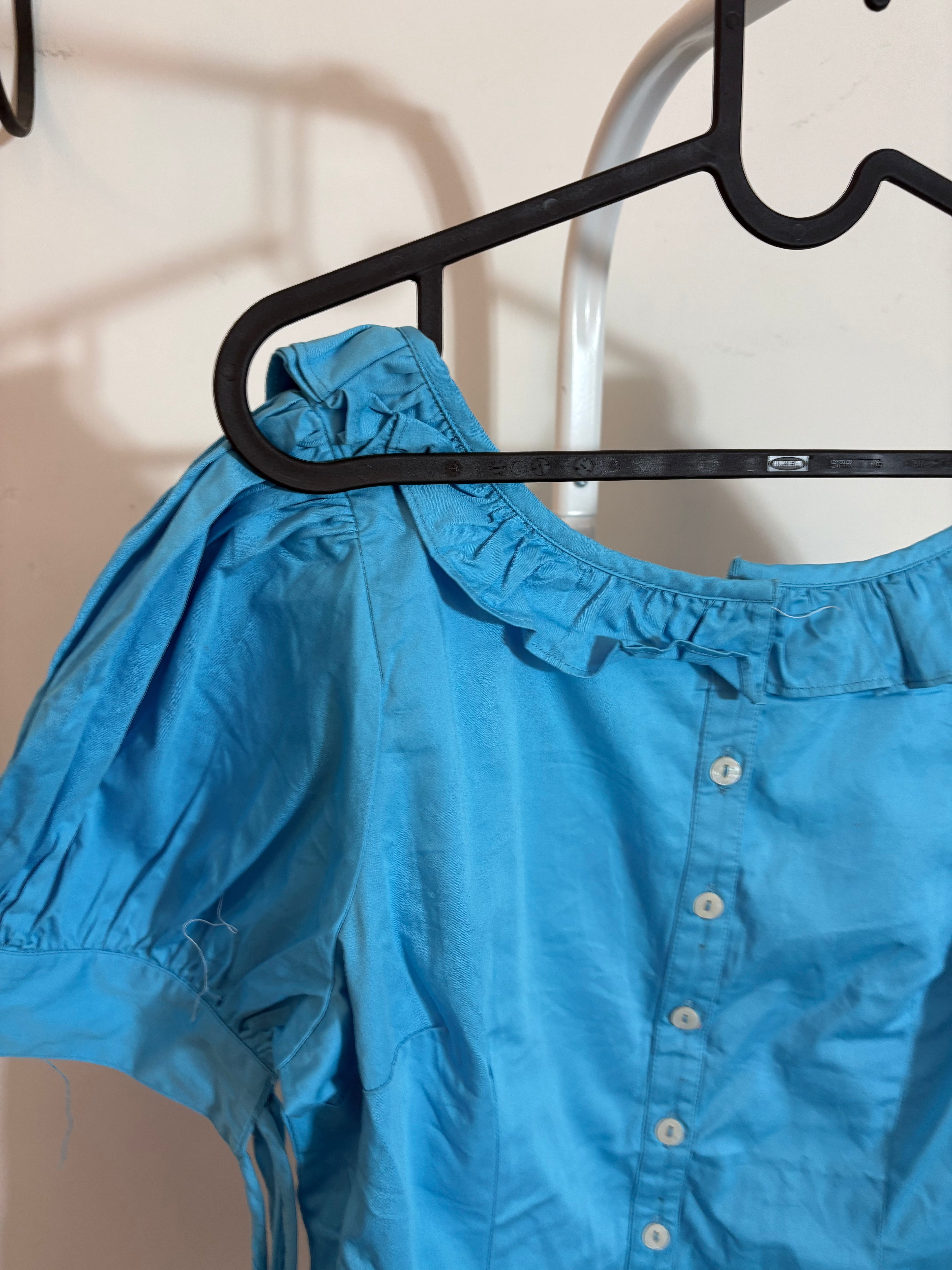 DAMSON MADDER Anke Blouse - River Blue