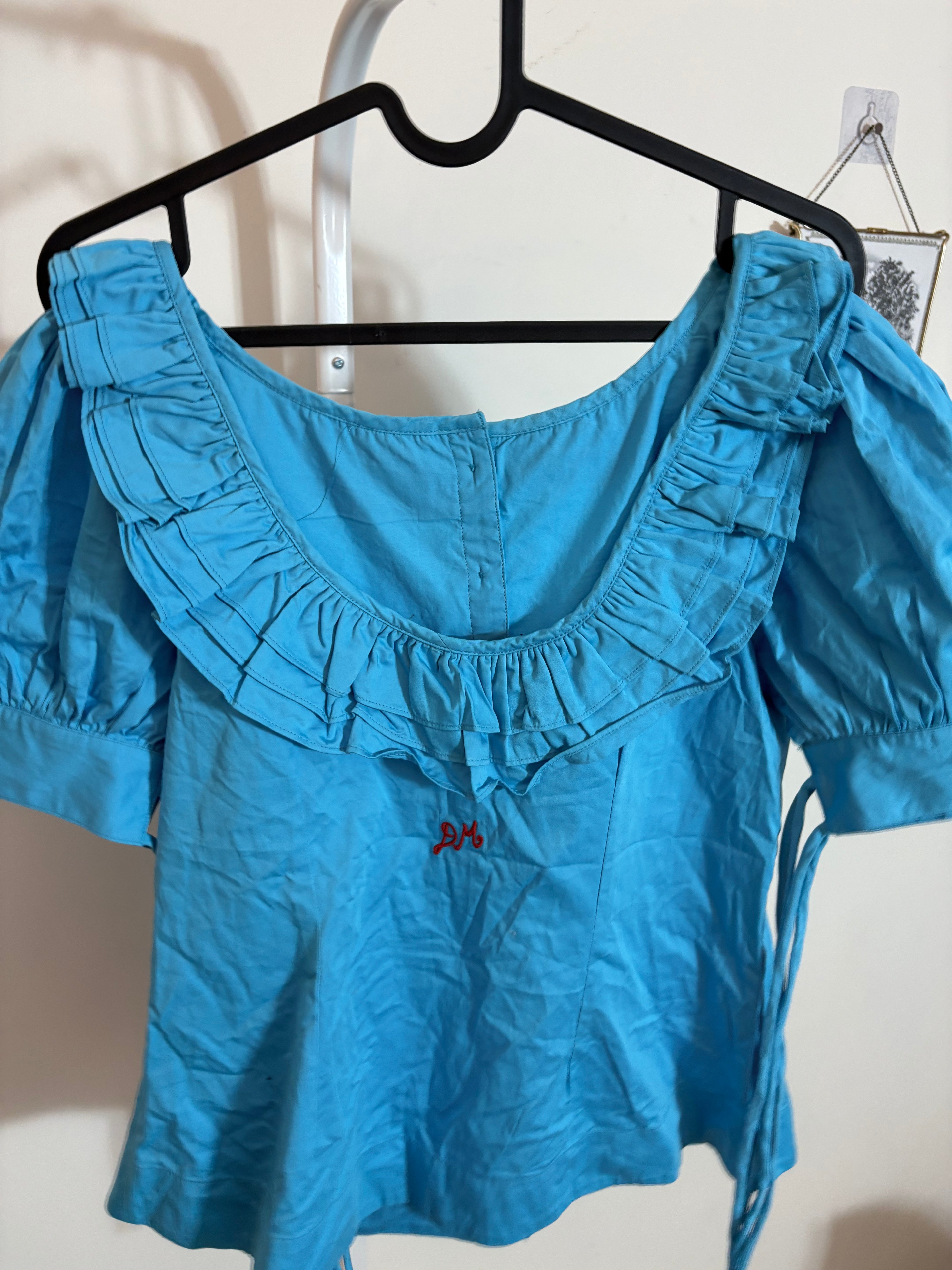 DAMSON MADDER Anke Blouse - River Blue