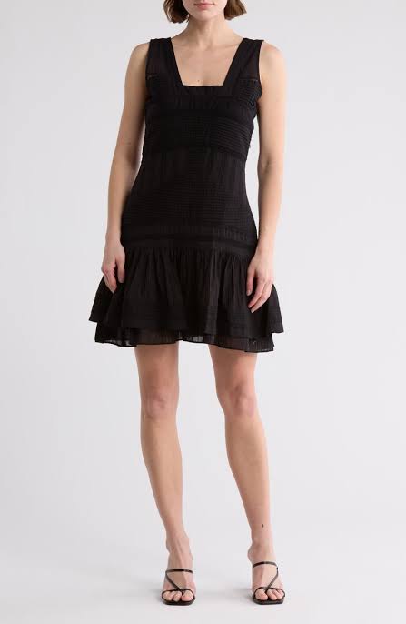 JOIE Ruva Cotton Tiered Dress S