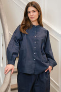 Neo Noir Solane C Poplin Shirt M