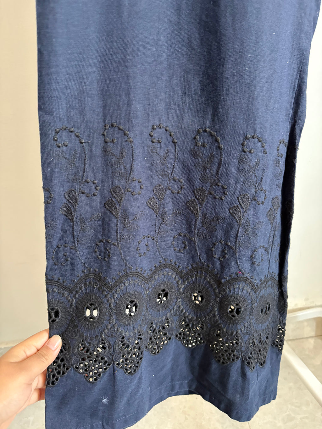 Uterqüe Pre-owned Trousers - dark blue M