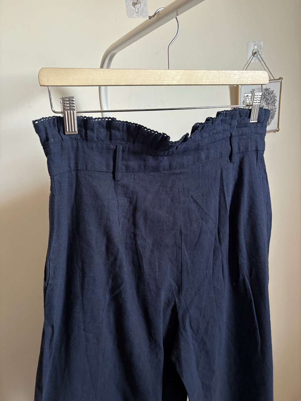 Uterqüe Pre-owned Trousers - dark blue M