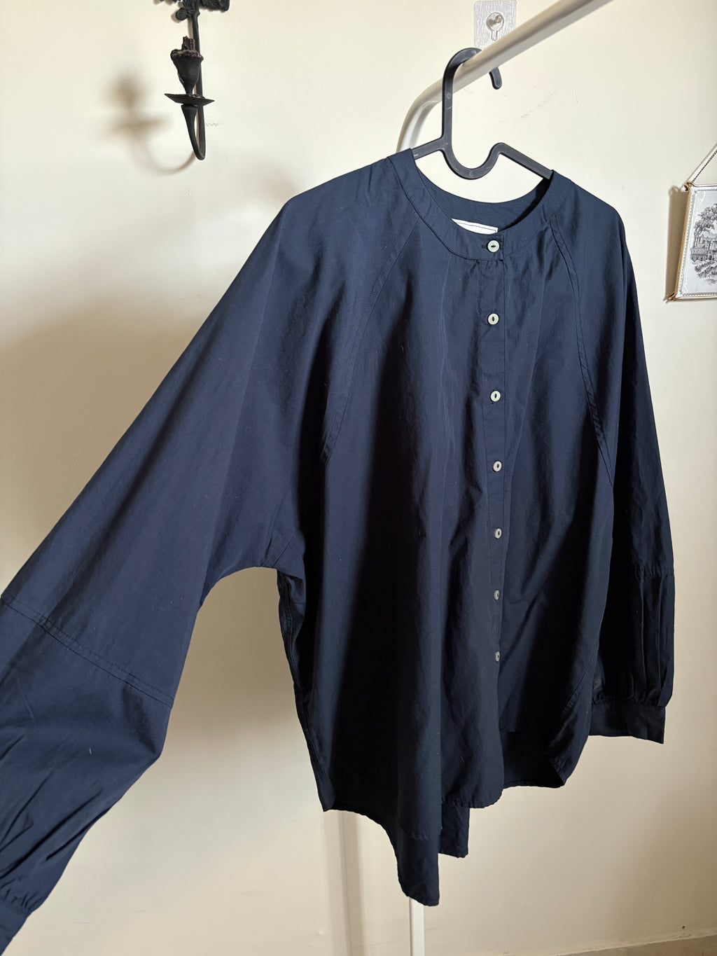 Neo Noir Solane C Poplin Shirt M