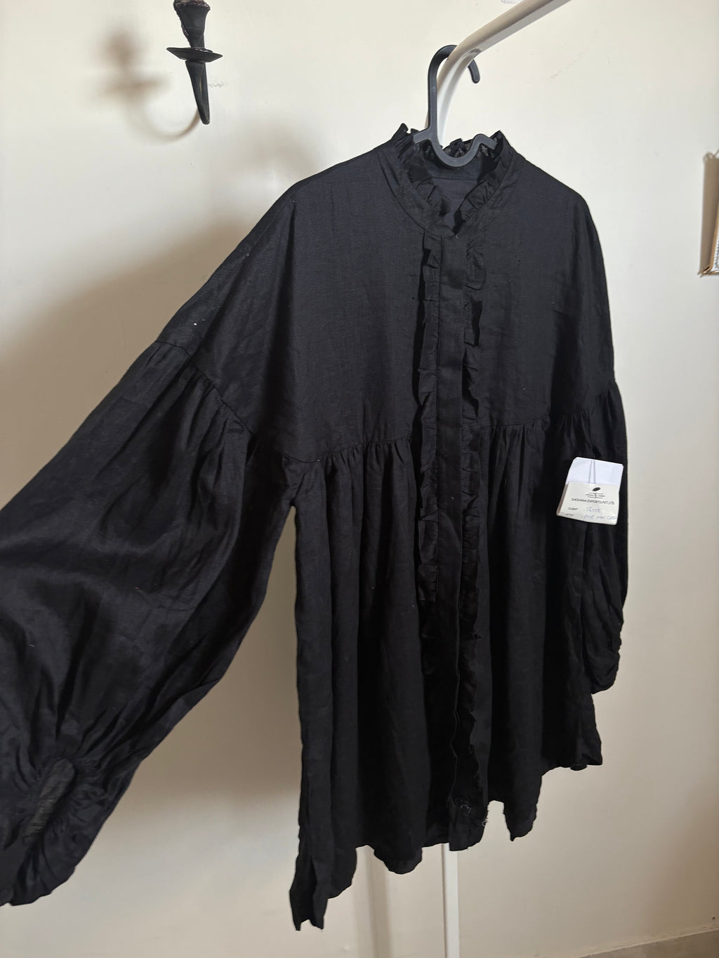 POSSE FAYE SWING LINEN DRESS XS